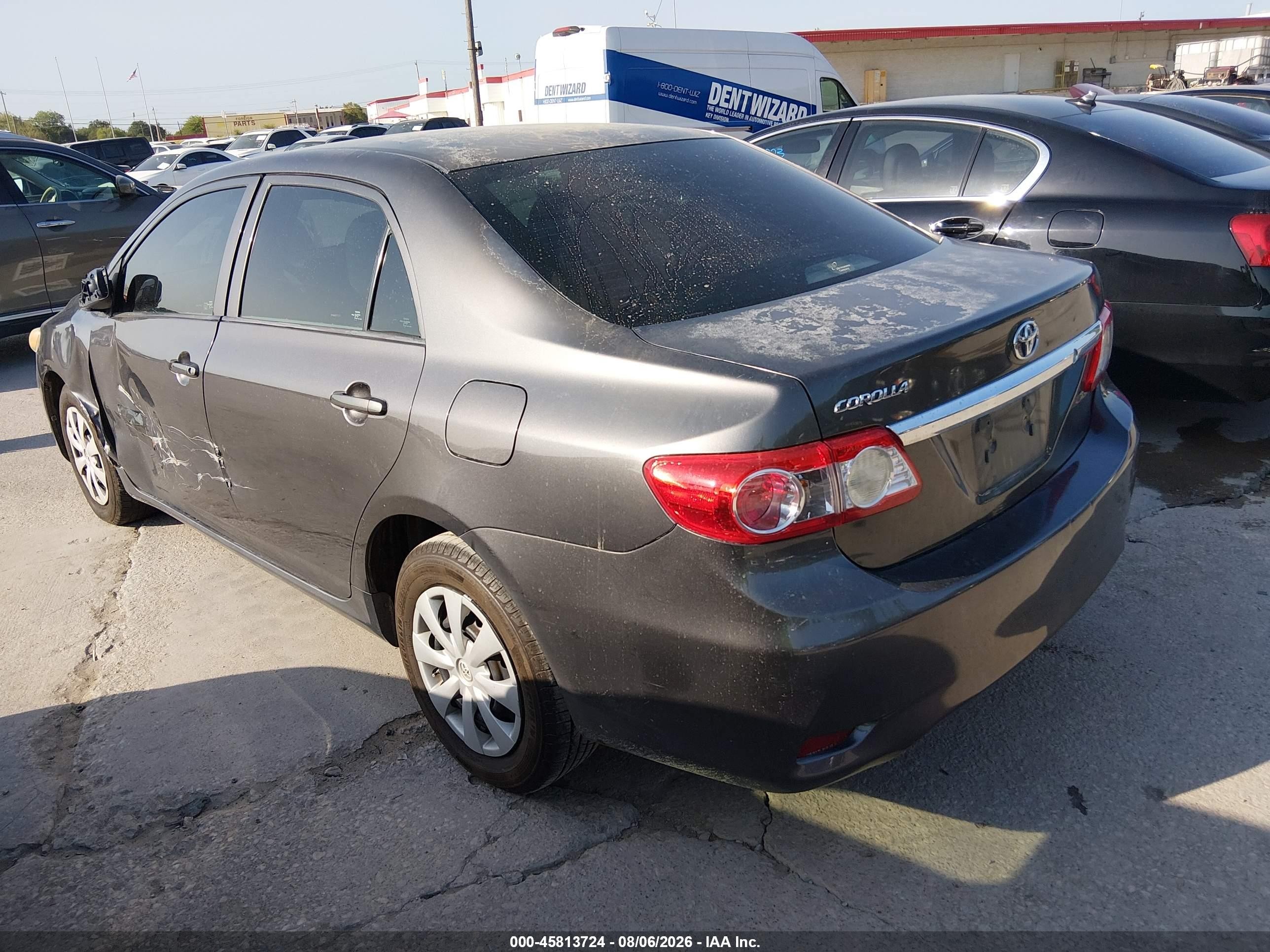 2012 Toyota Corolla L Gray vin: 5YFBU4EE8CP023013