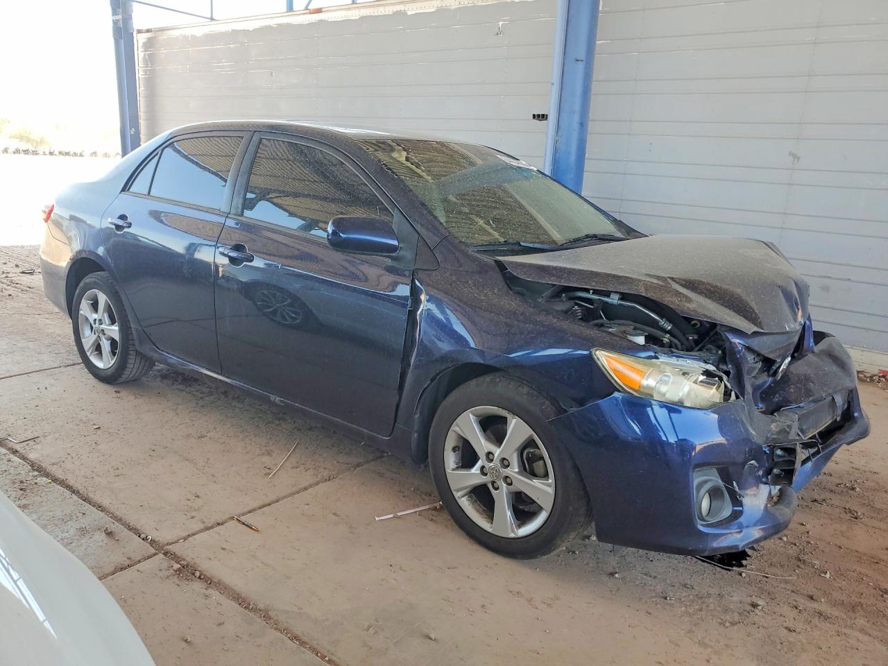 2012 Toyota Corolla Le Blue vin: 5YFBU4EE8CP038644