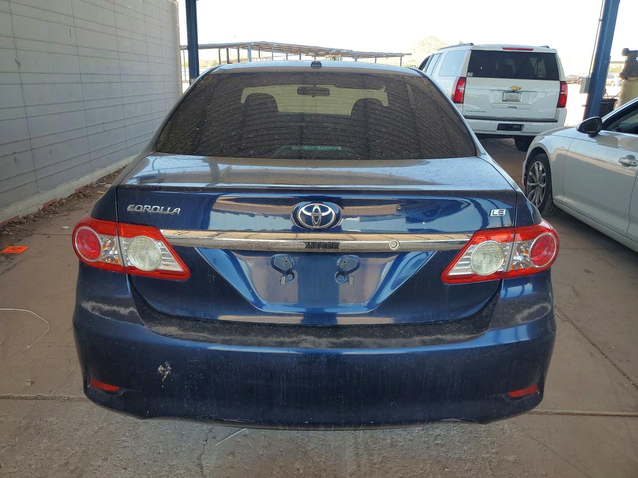 2012 Toyota Corolla Le Blue vin: 5YFBU4EE8CP038644