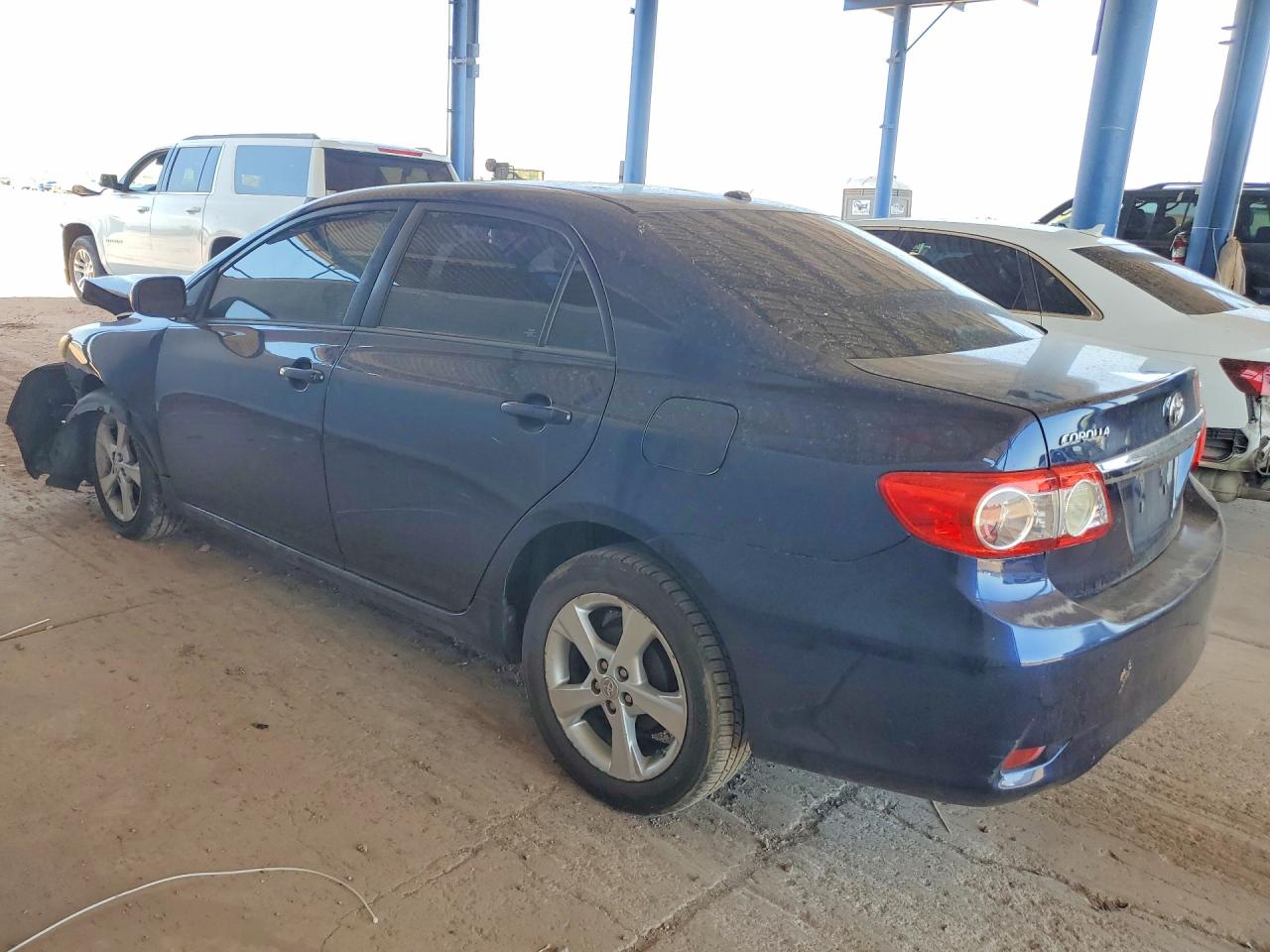 2012 Toyota Corolla Le Blue vin: 5YFBU4EE8CP038644