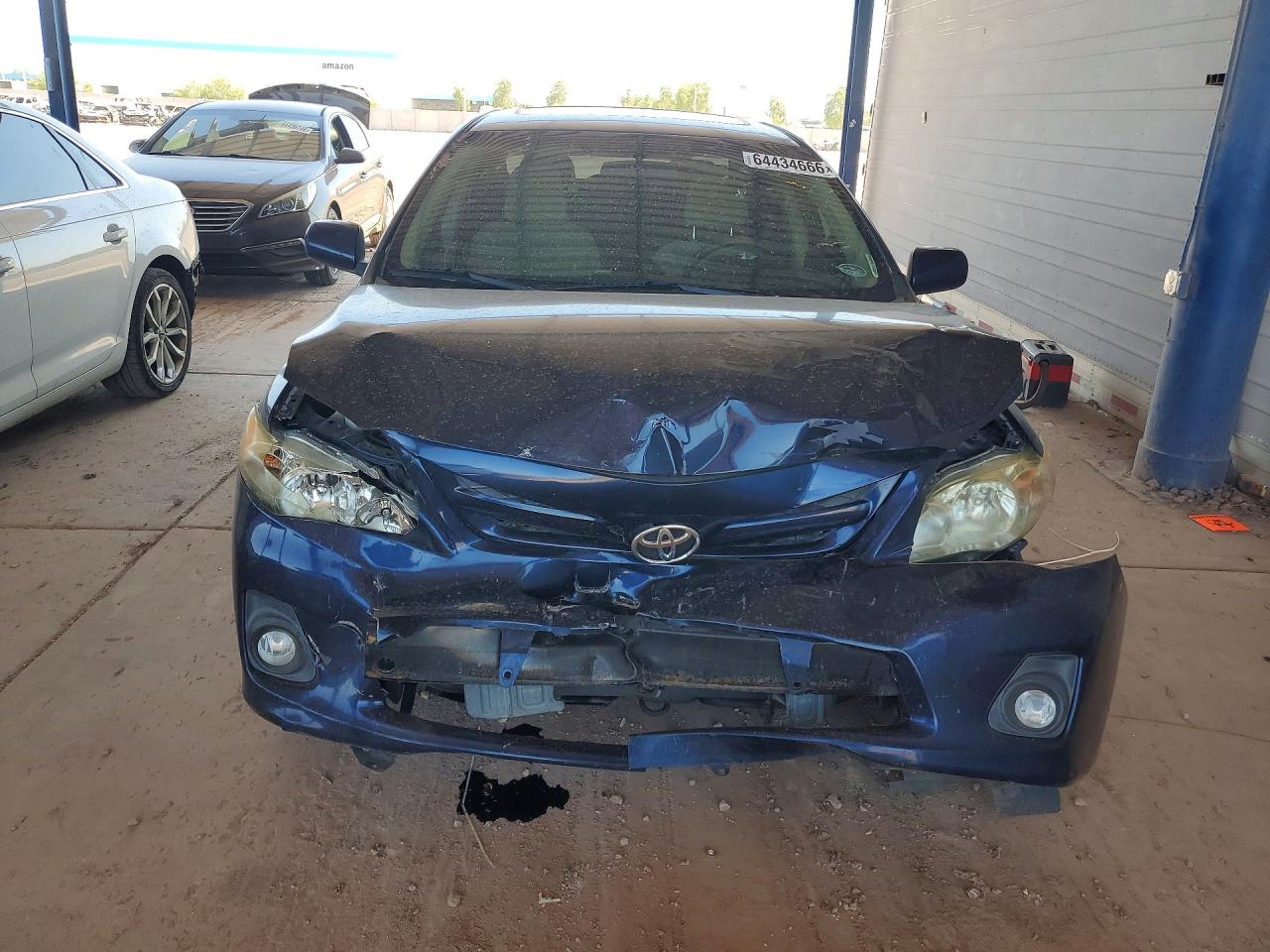 2012 Toyota Corolla Le Blue vin: 5YFBU4EE8CP038644