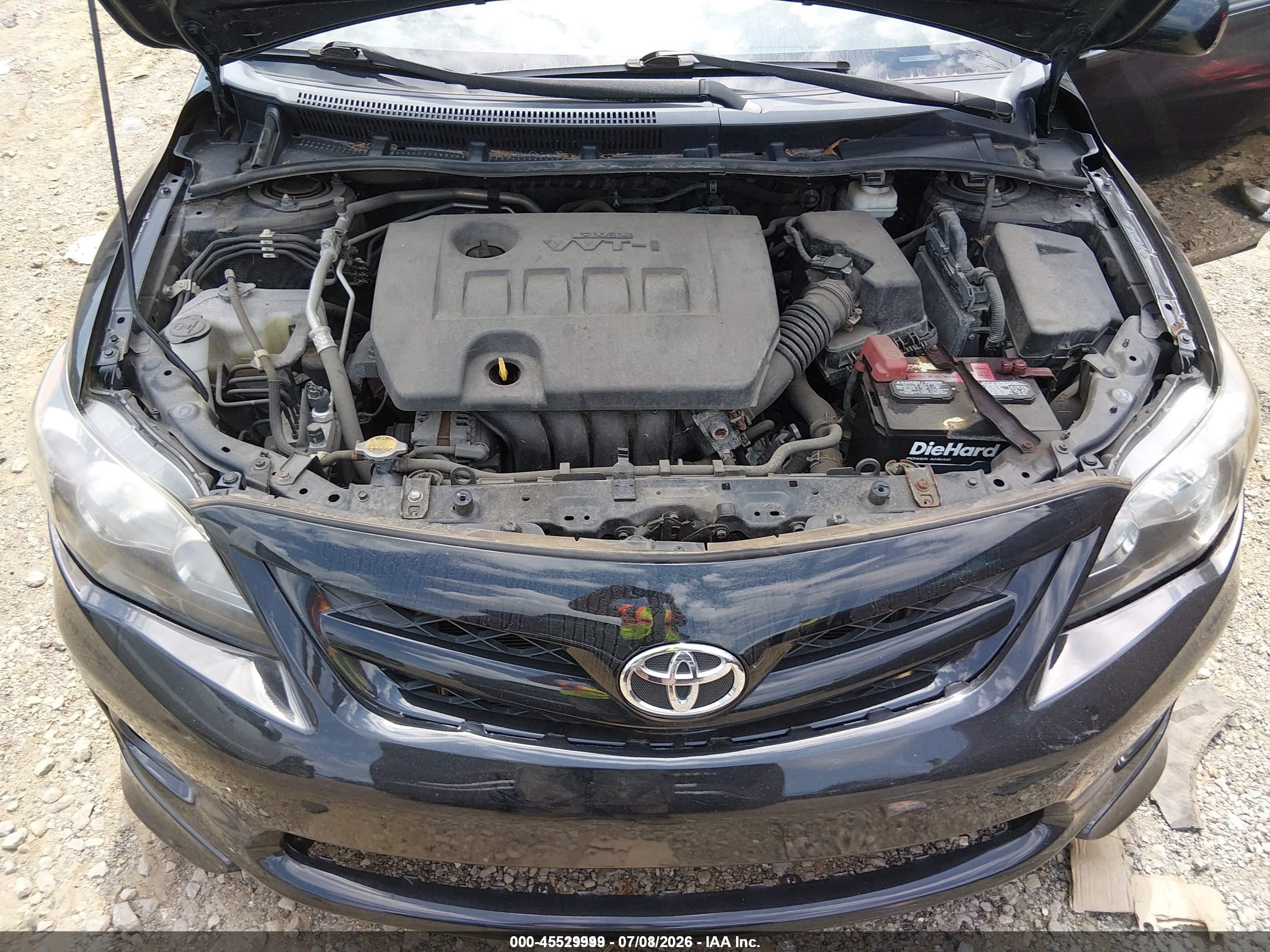2012 Toyota Corolla S Black vin: 5YFBU4EE8CP038983