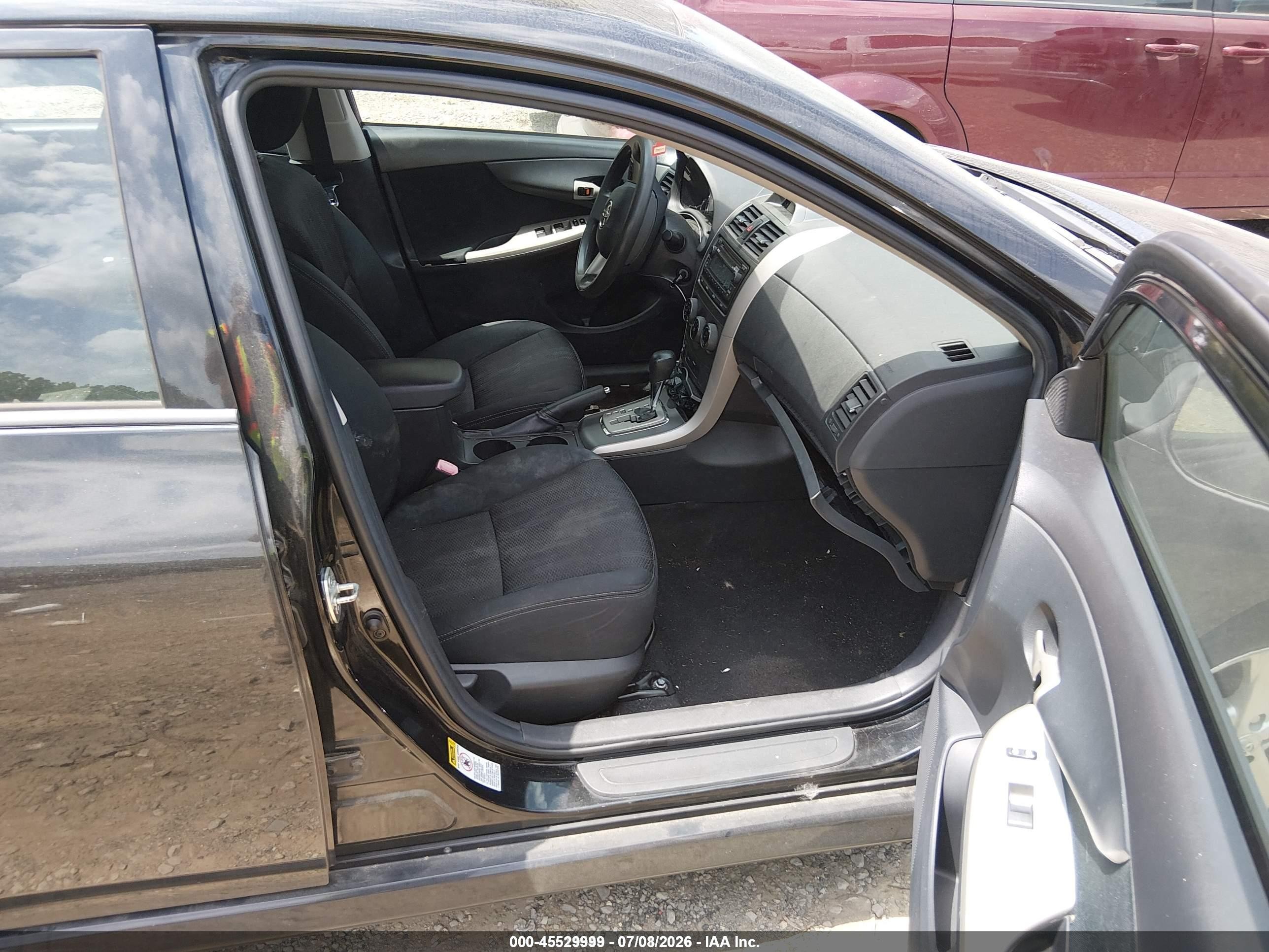 2012 Toyota Corolla S Black vin: 5YFBU4EE8CP038983