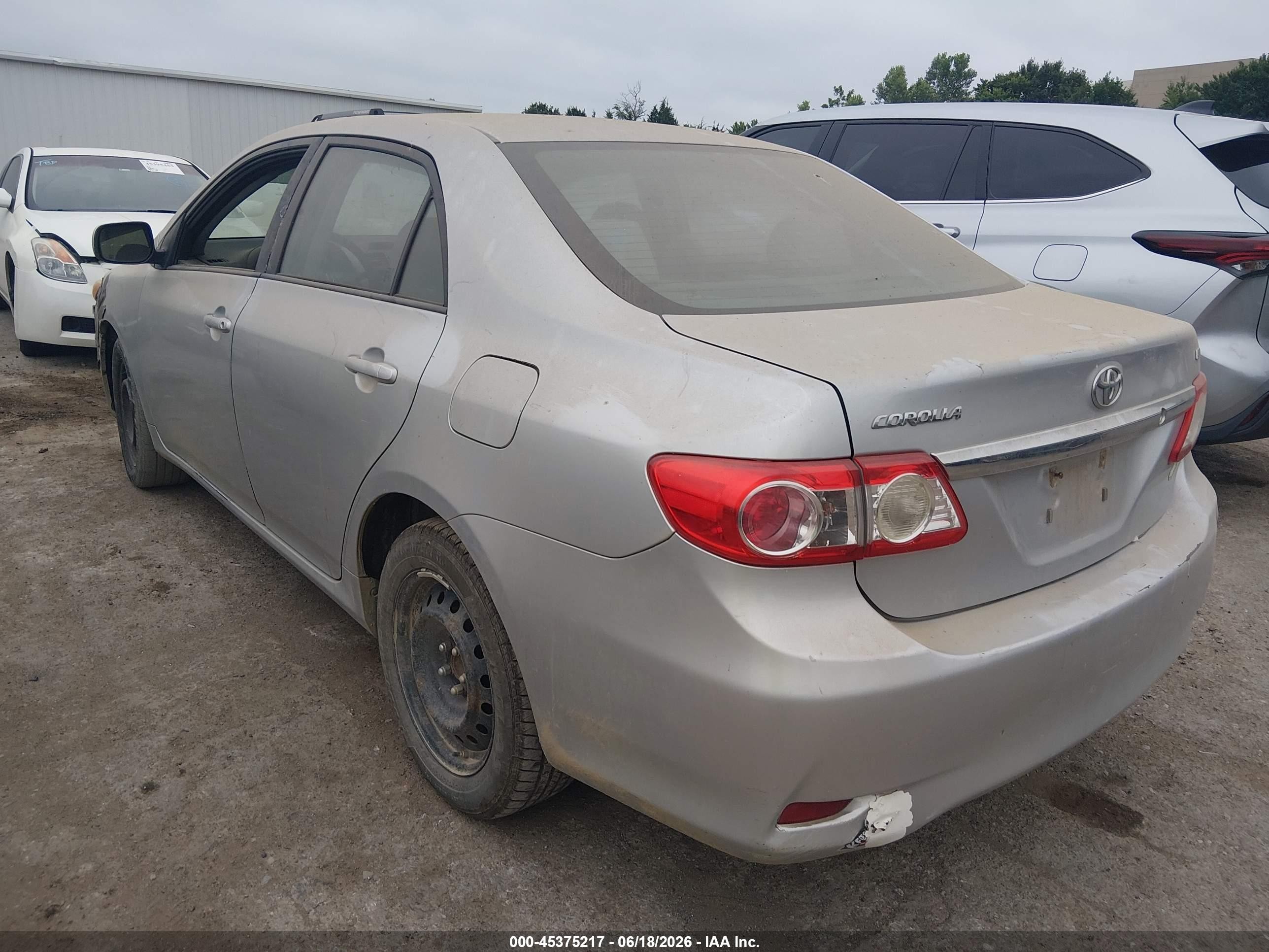 2012 Toyota Corolla Le Silver vin: 5YFBU4EE8CP049742