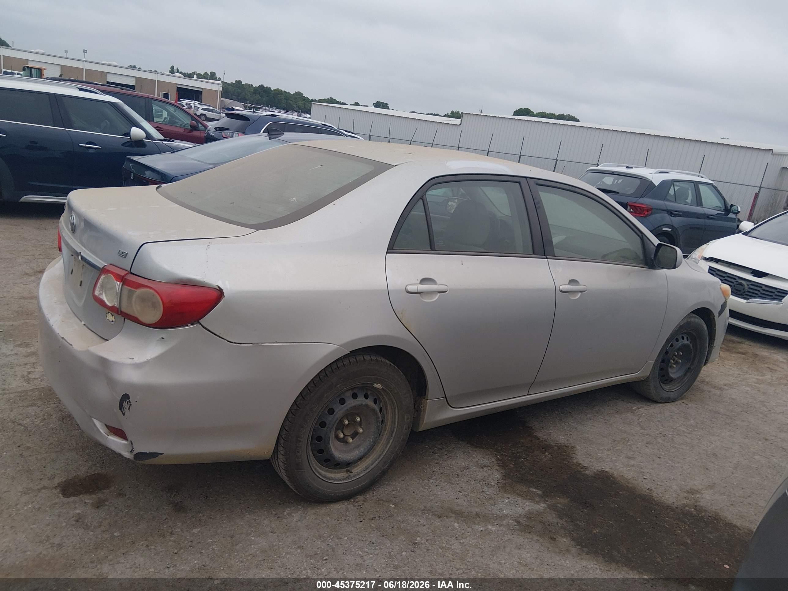 2012 Toyota Corolla Le Silver vin: 5YFBU4EE8CP049742