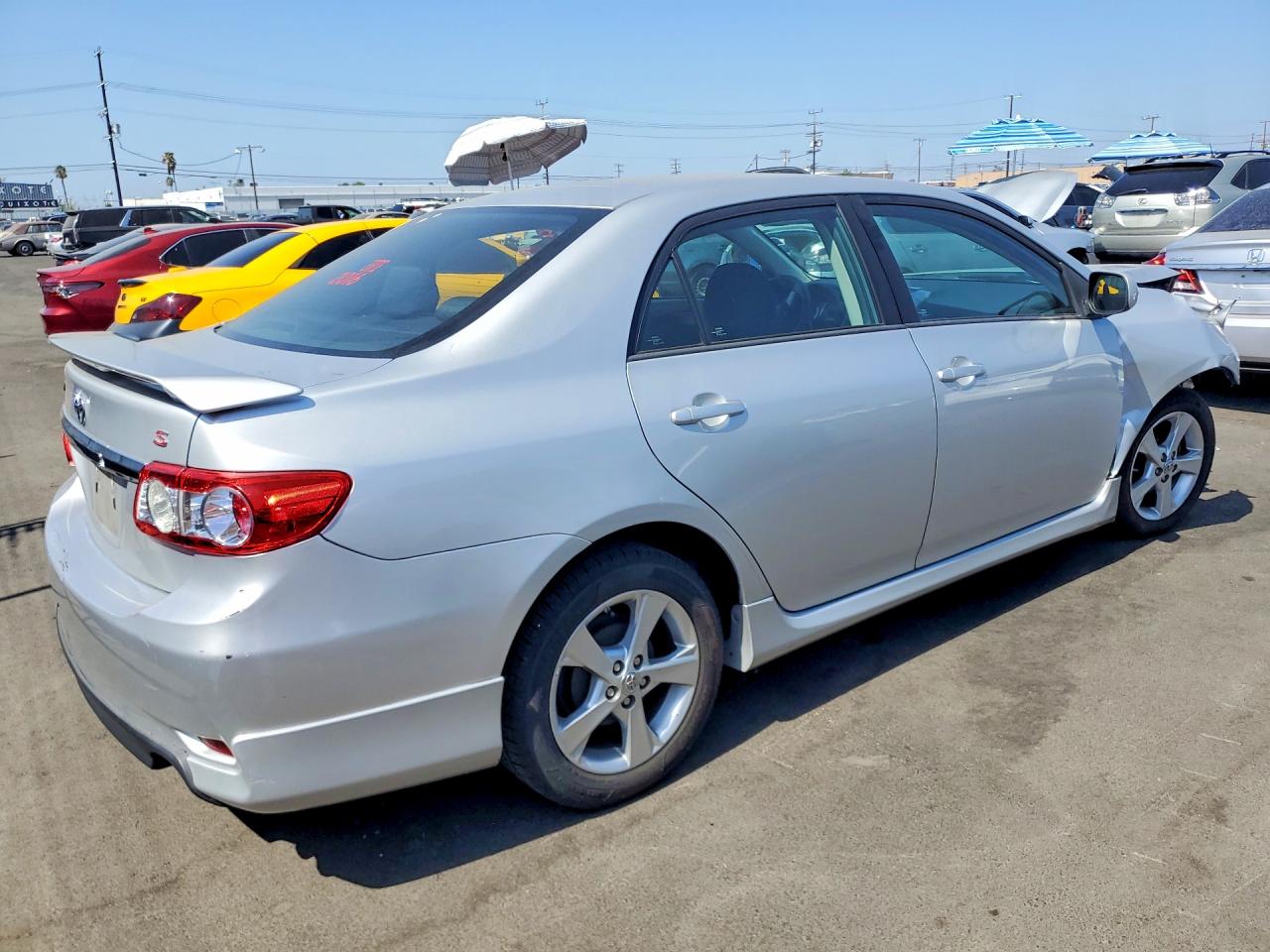 2012 Toyota Corolla S Silver vin: 5YFBU4EE8CP053063