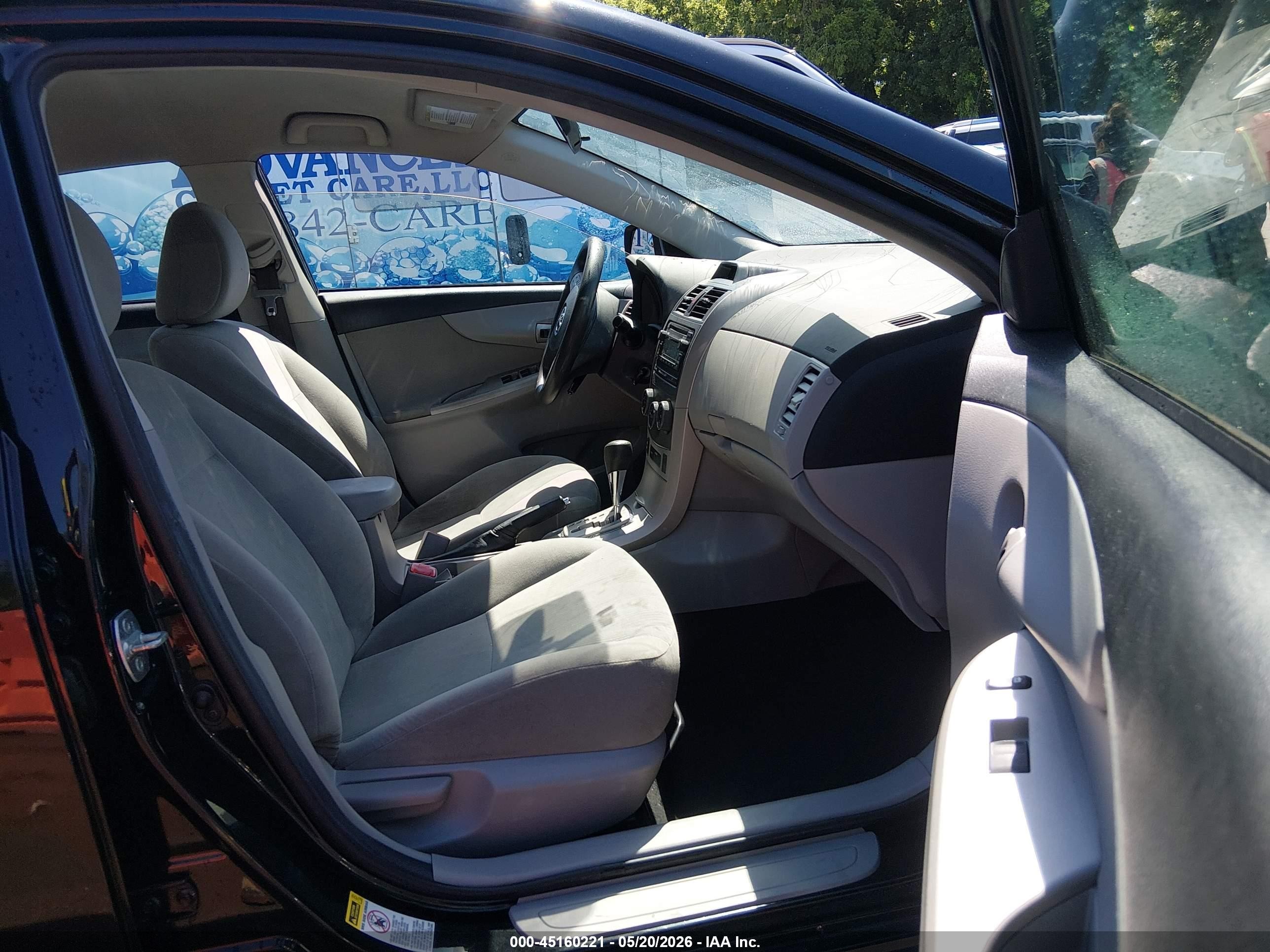 2012 Toyota Corolla Le Черный vin: 5YFBU4EE8CP057355