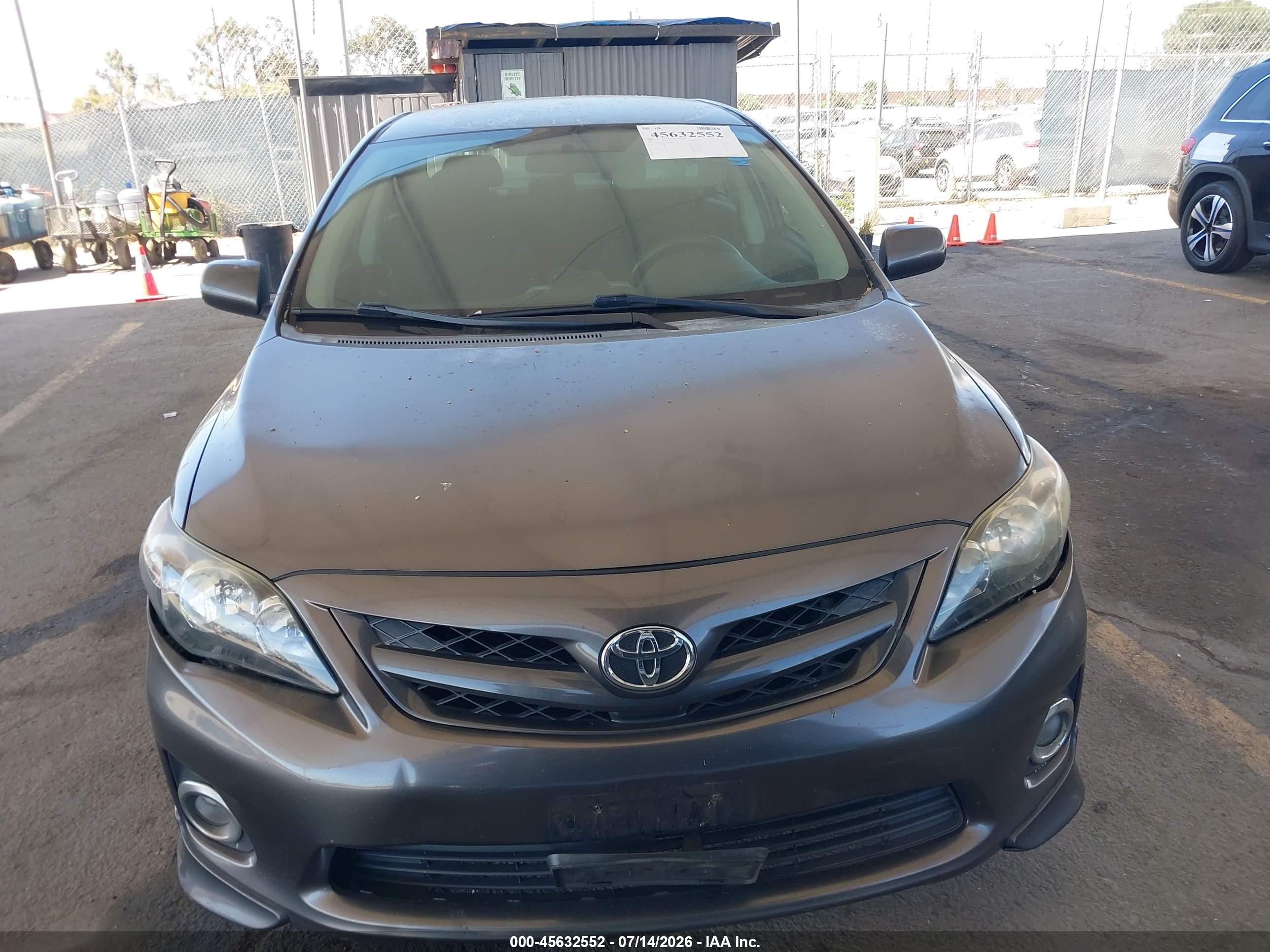 2012 Toyota Corolla S Gray vin: 5YFBU4EE8CP058862