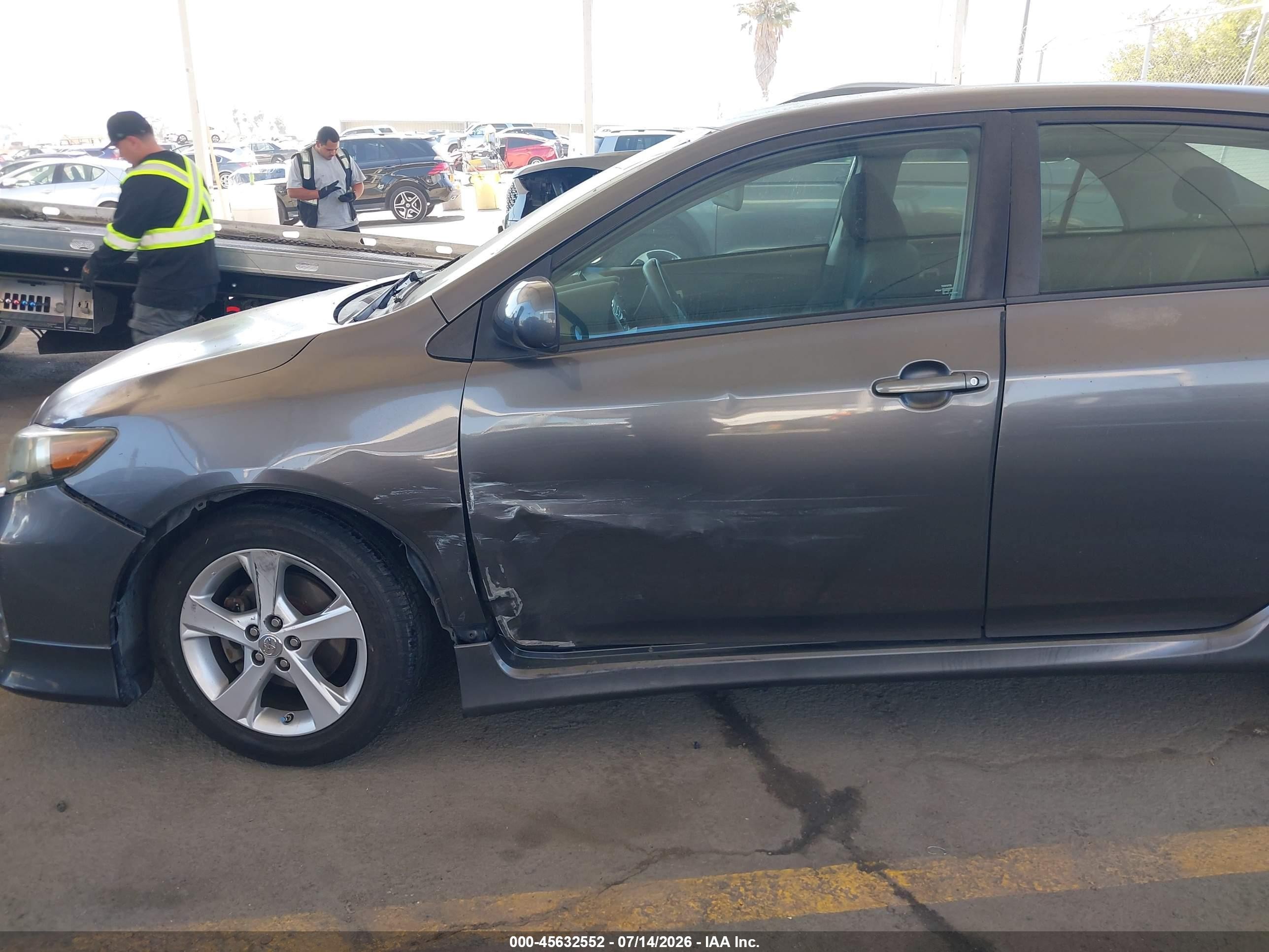 2012 Toyota Corolla S Gray vin: 5YFBU4EE8CP058862