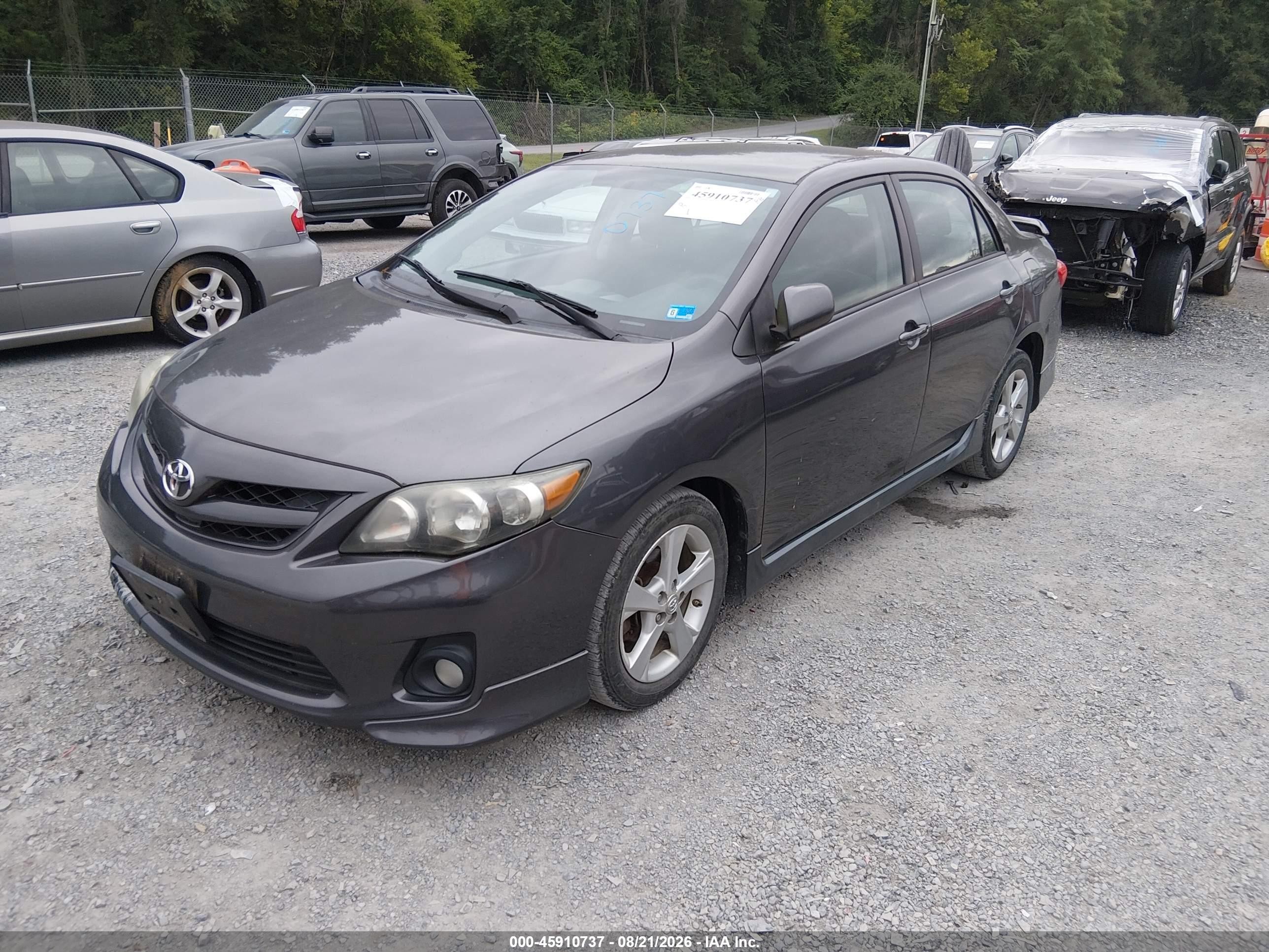 2012 Toyota Corolla S Gray vin: 5YFBU4EE8CP062880