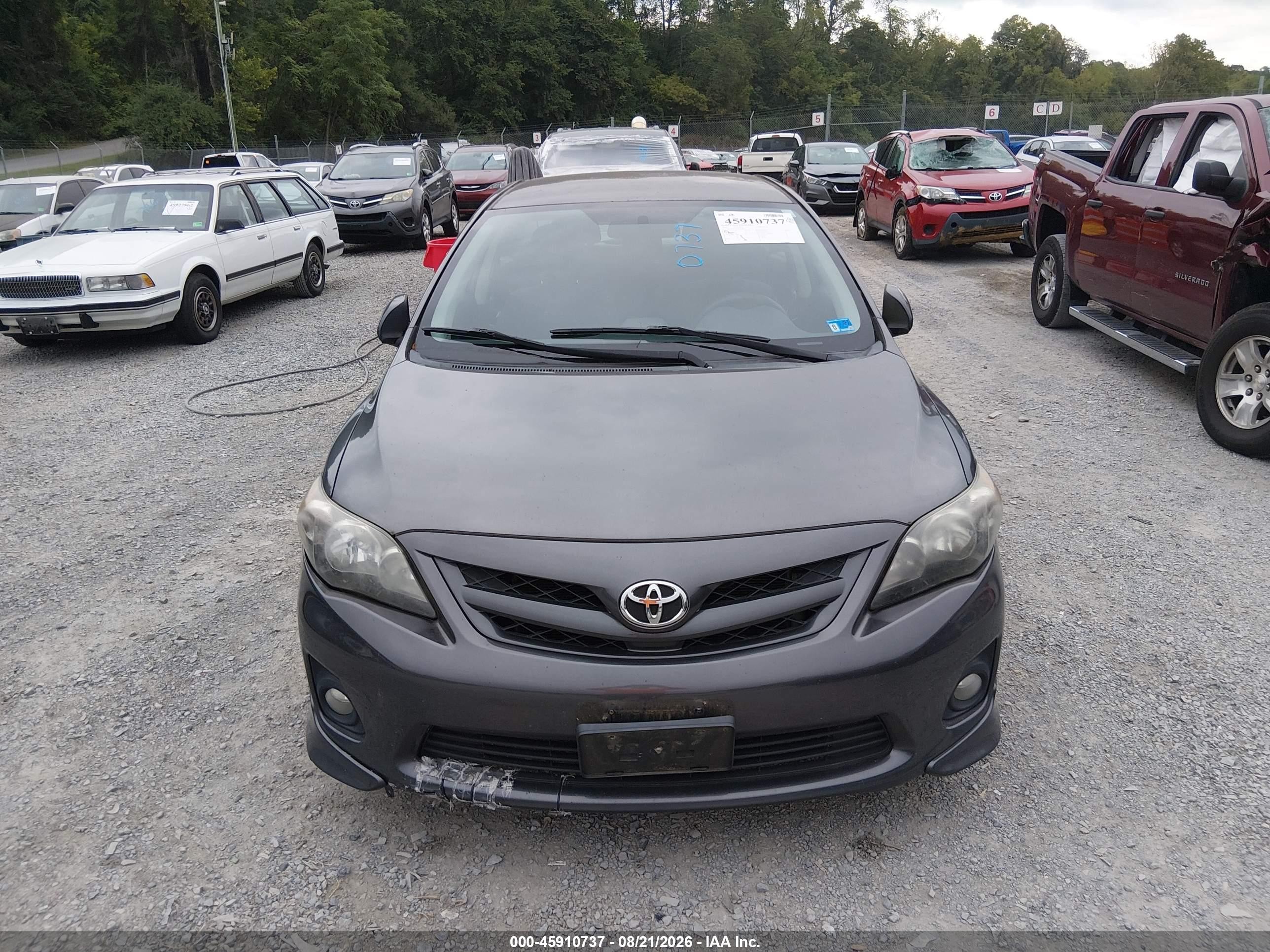 2012 Toyota Corolla S Gray vin: 5YFBU4EE8CP062880