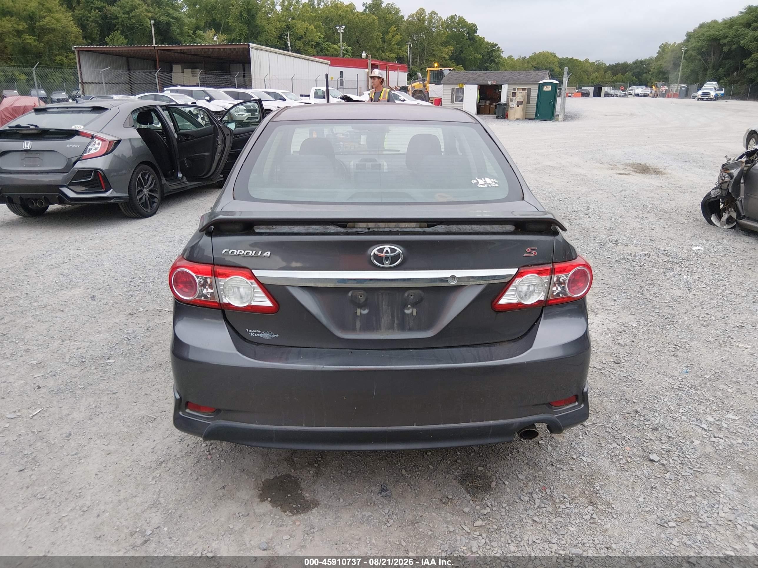2012 Toyota Corolla S Gray vin: 5YFBU4EE8CP062880
