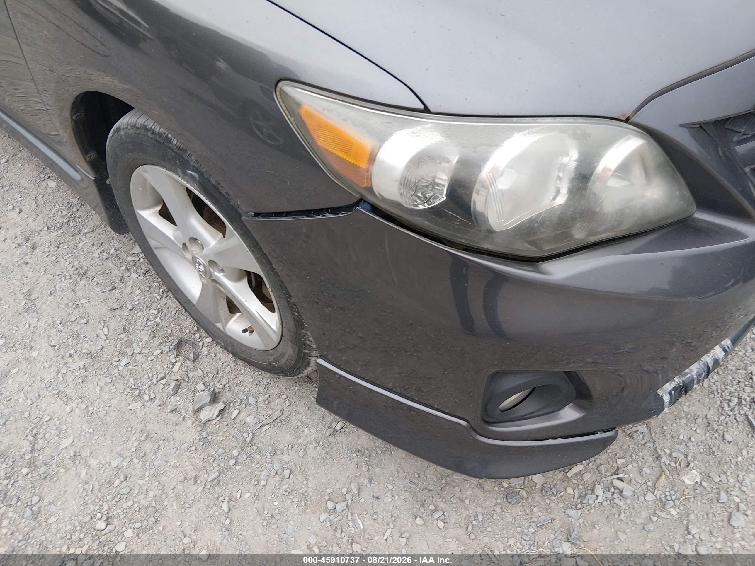 2012 Toyota Corolla S Gray vin: 5YFBU4EE8CP062880