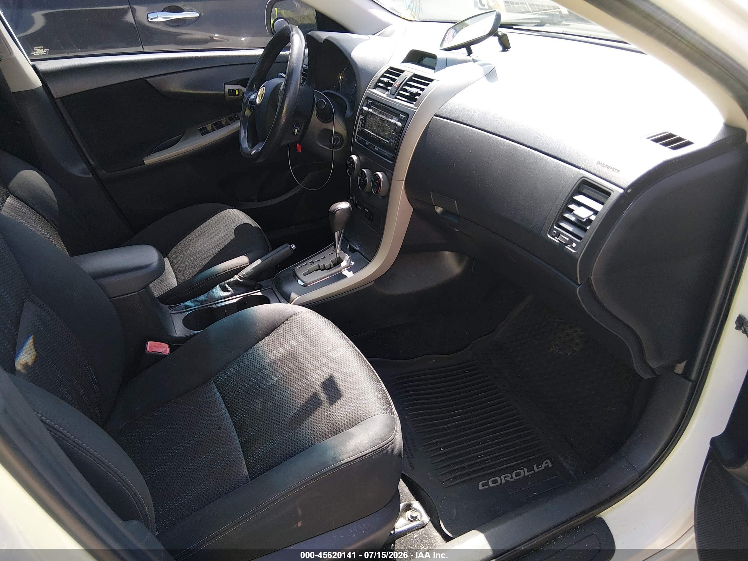 2012 Toyota Corolla S White vin: 5YFBU4EE8CP066170