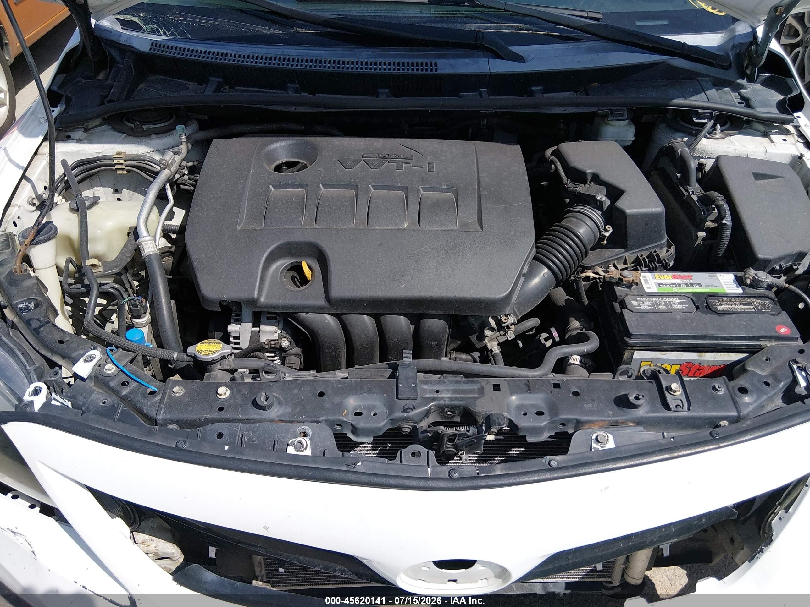 2012 Toyota Corolla S White vin: 5YFBU4EE8CP066170