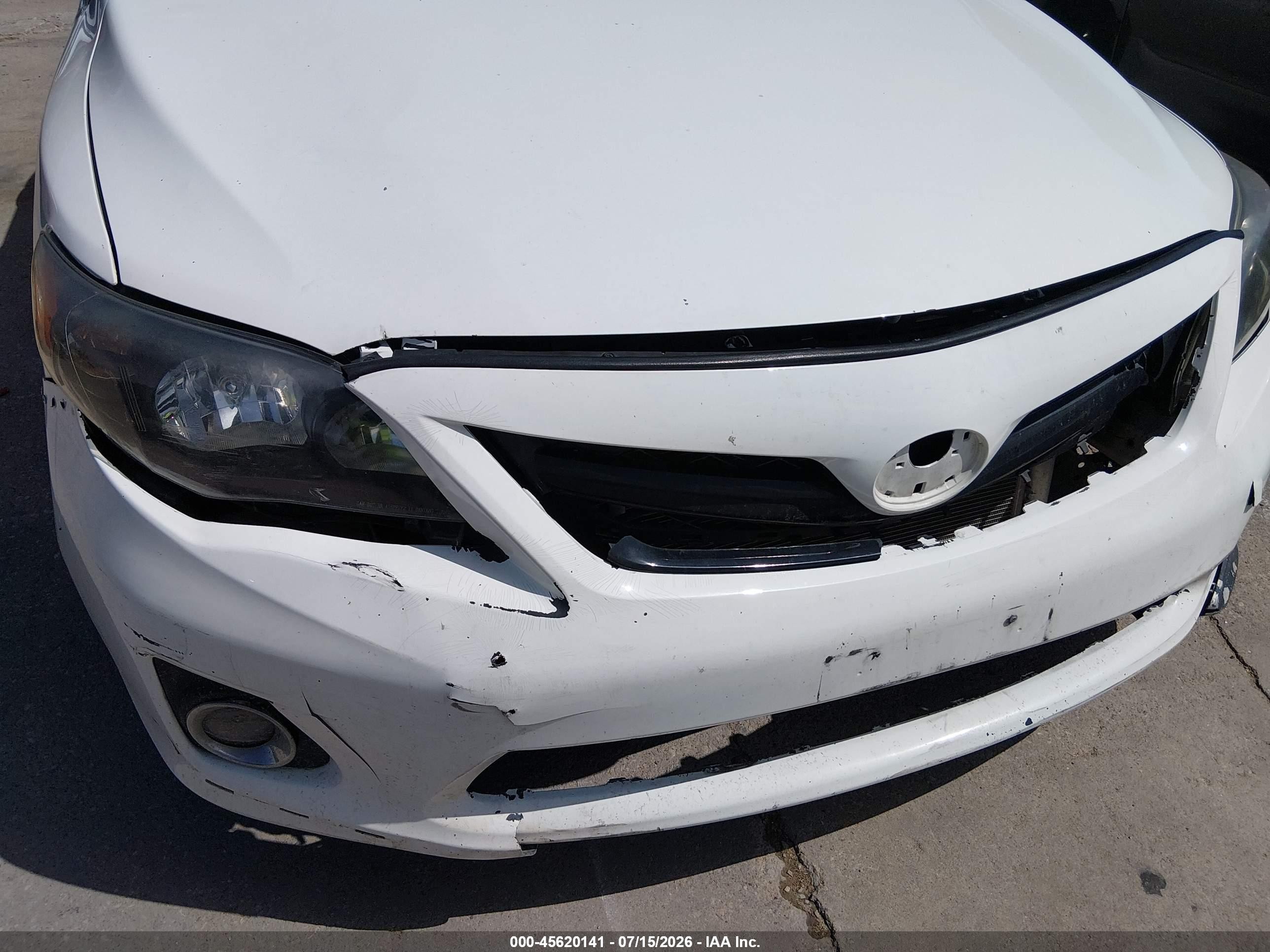 2012 Toyota Corolla S White vin: 5YFBU4EE8CP066170