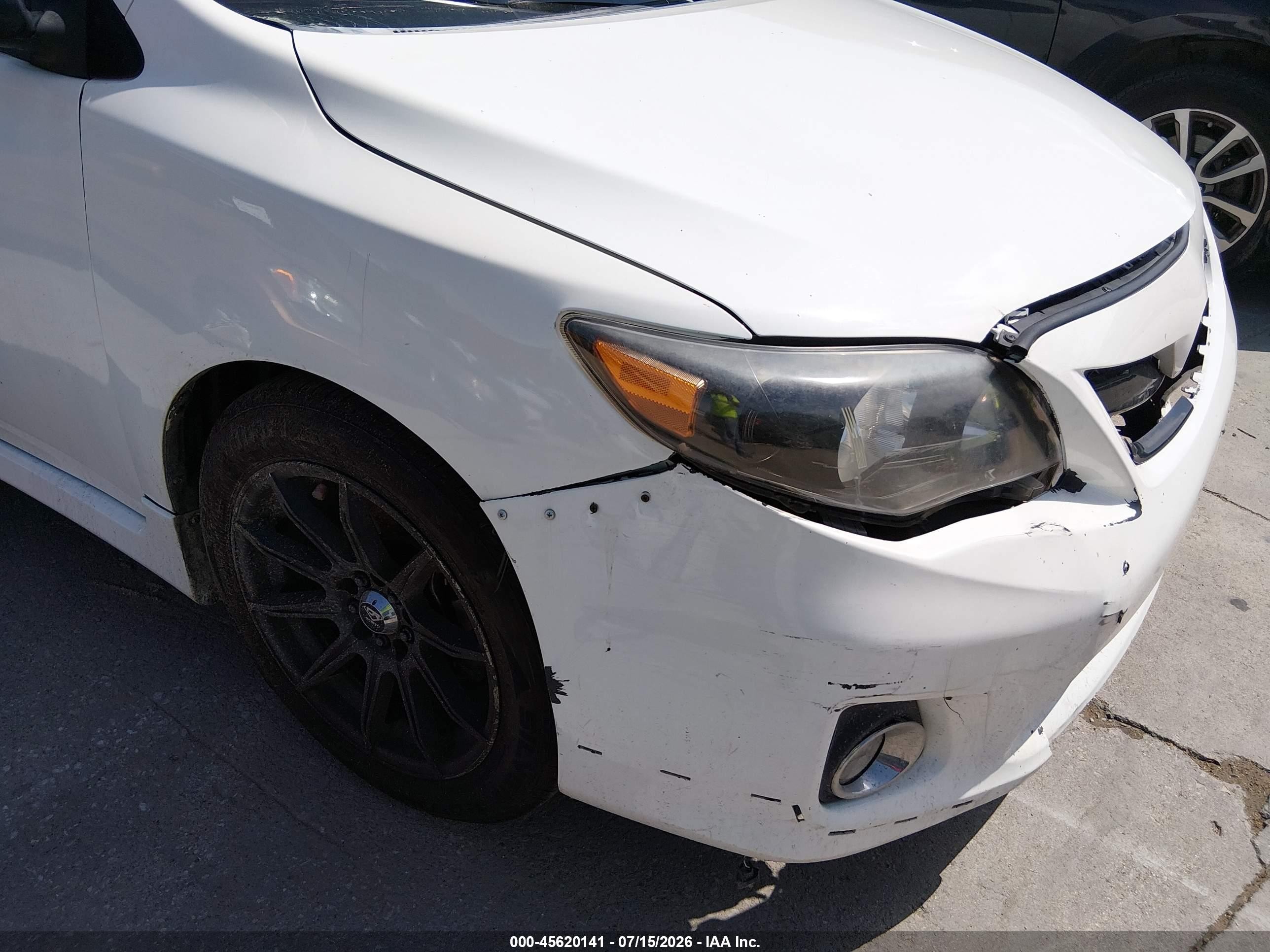 2012 Toyota Corolla S White vin: 5YFBU4EE8CP066170