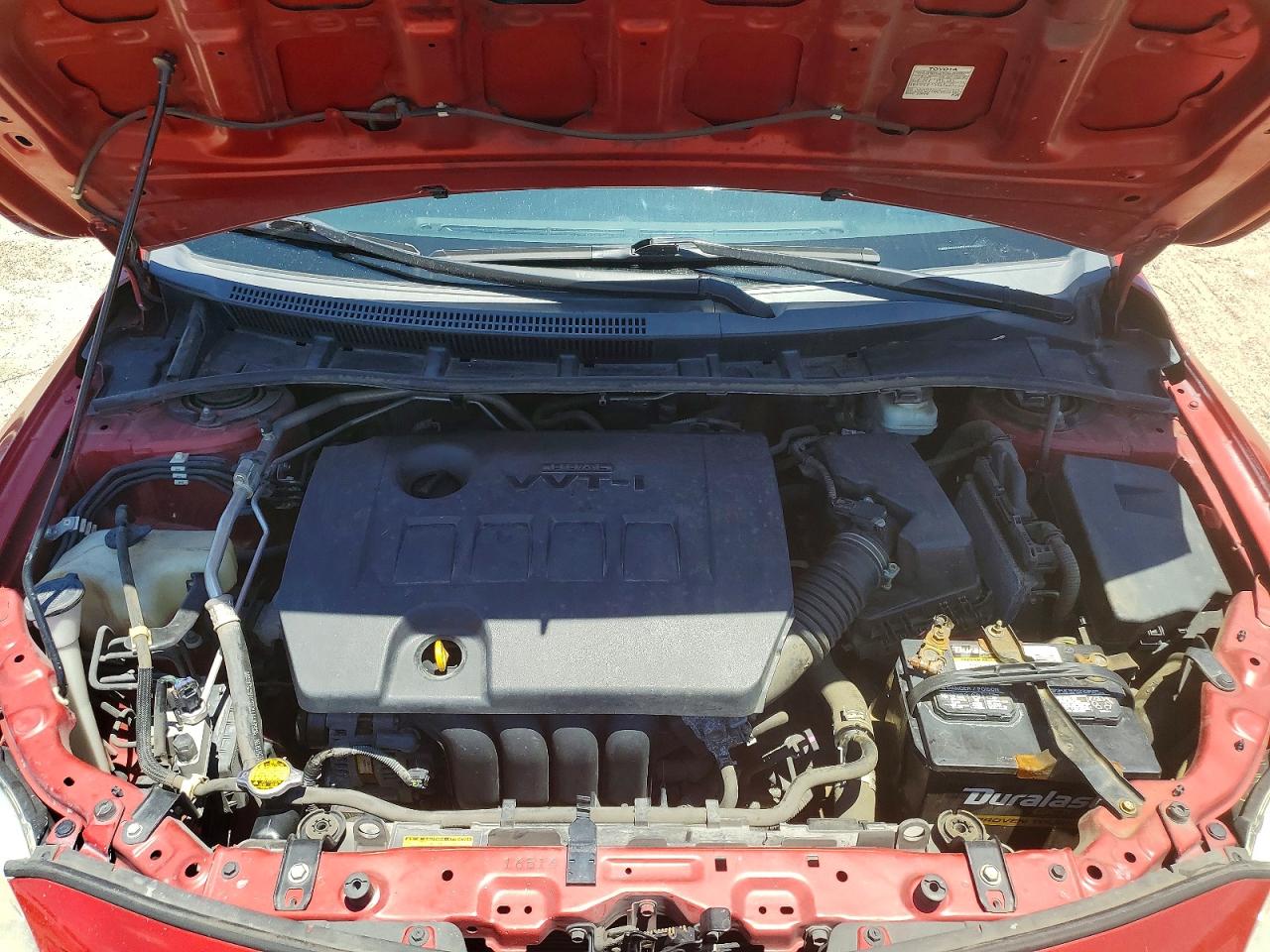 2012 Toyota Corolla Le Red vin: 5YFBU4EE8CP067397