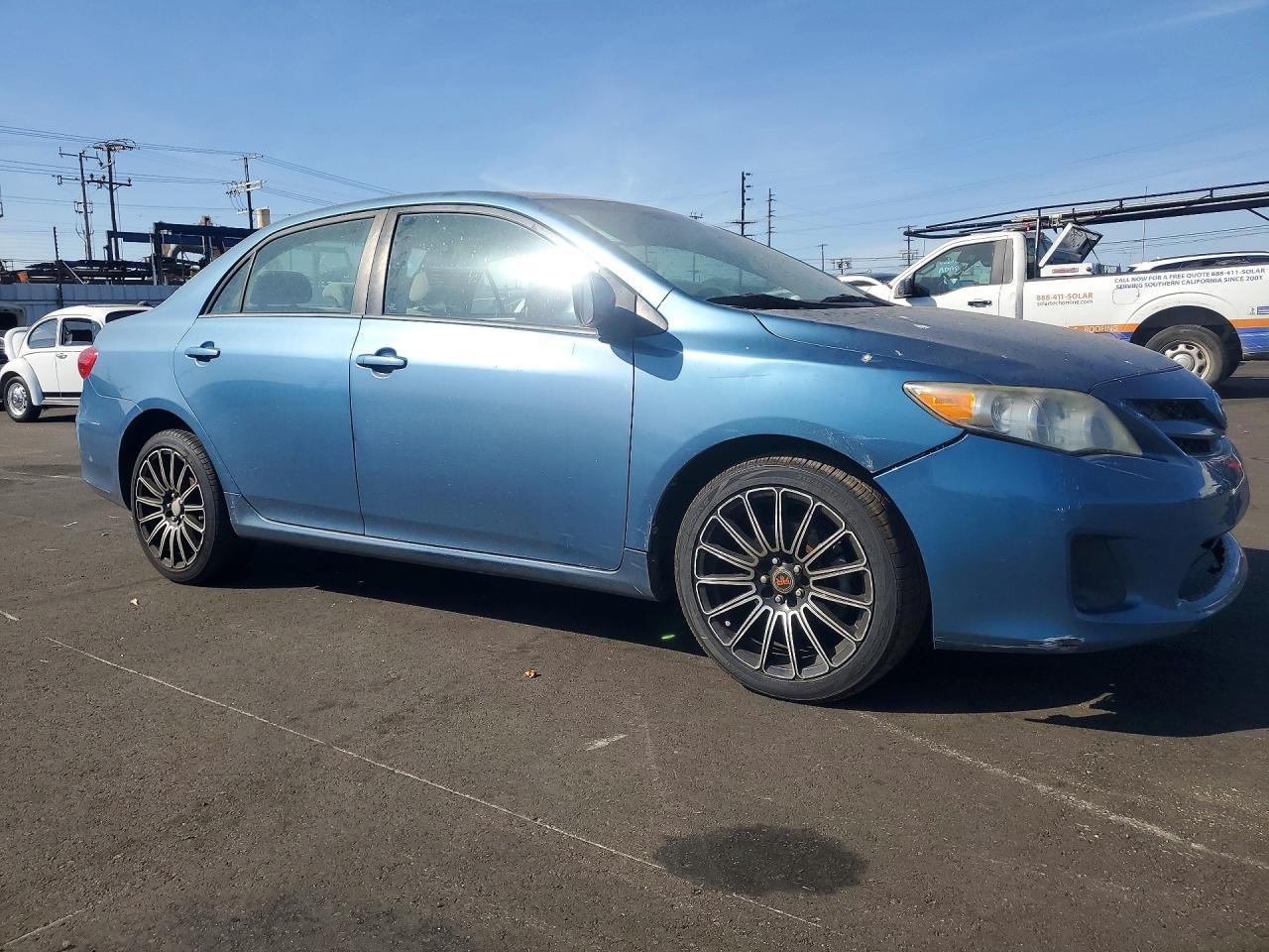 2012 Toyota Corolla Le Blue vin: 5YFBU4EE8CP068260