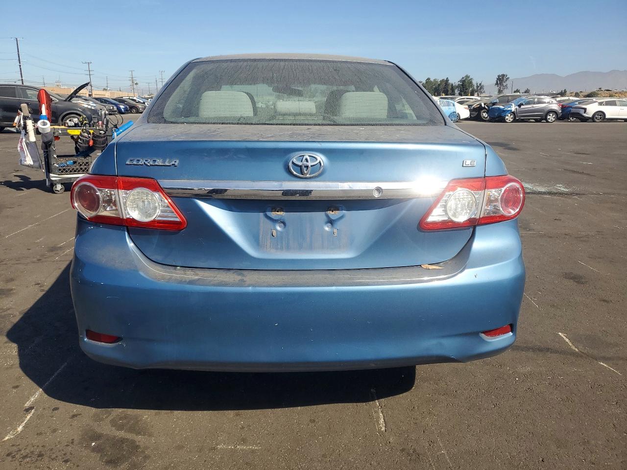 2012 Toyota Corolla Le Blue vin: 5YFBU4EE8CP068260