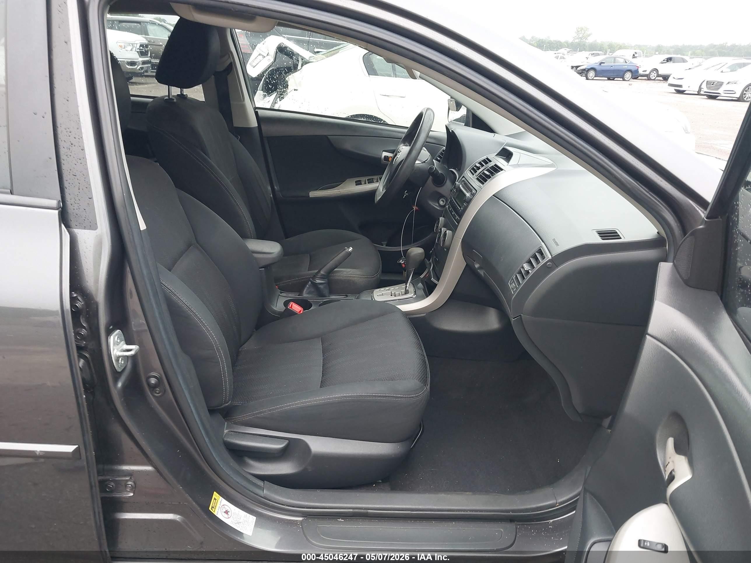 2012 Toyota Corolla L/le/s Gray vin: 5YFBU4EE8CP072633