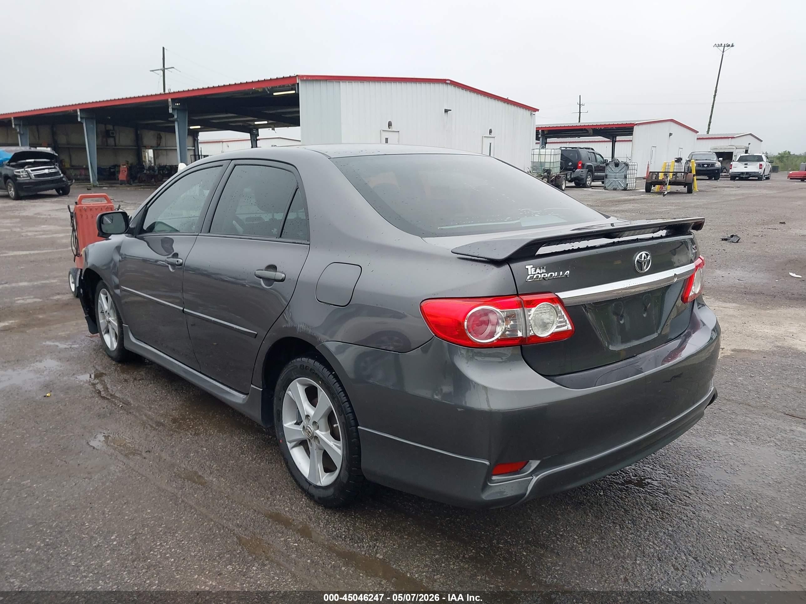 2012 Toyota Corolla L/le/s Gray vin: 5YFBU4EE8CP072633