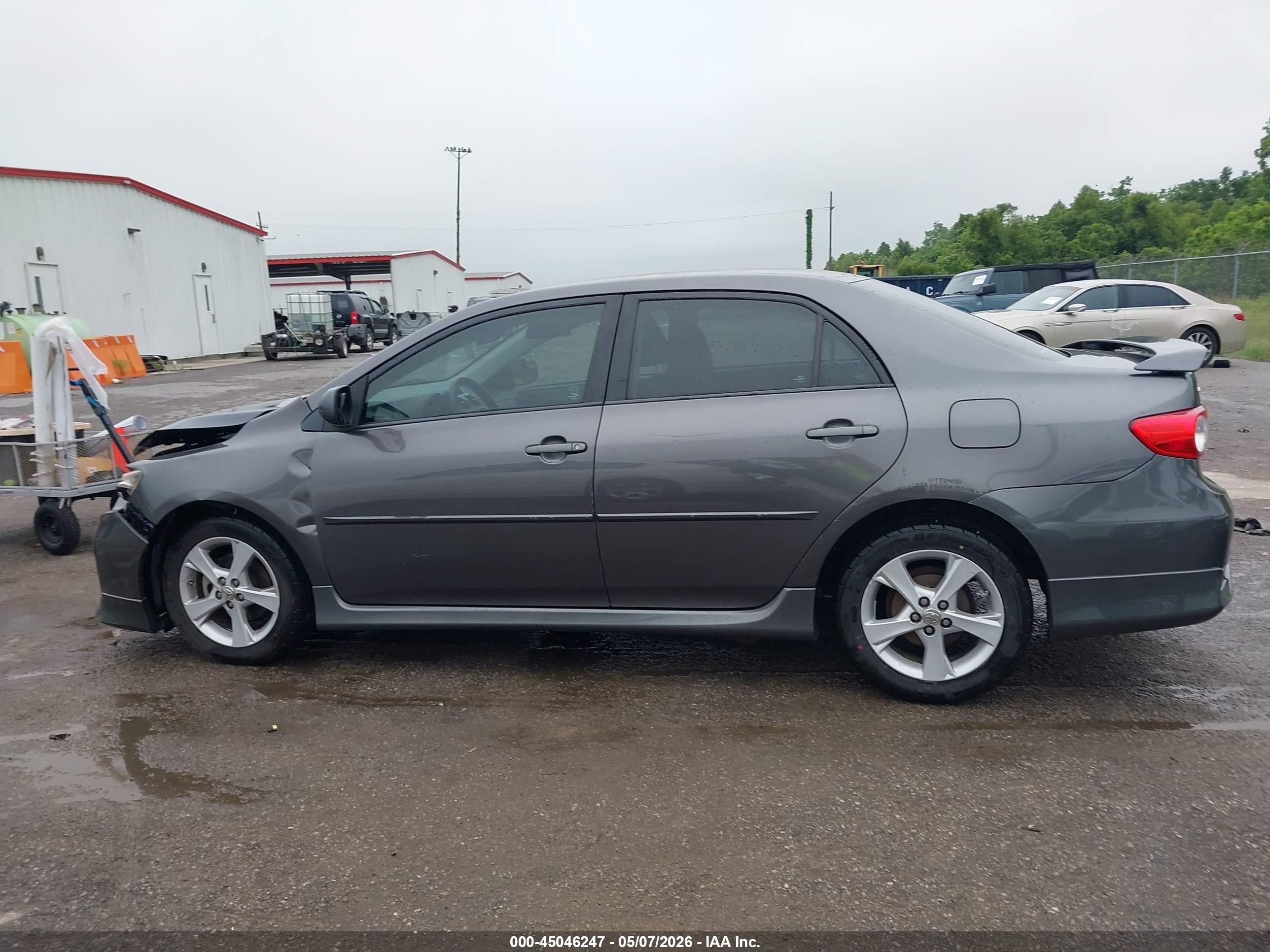 2012 Toyota Corolla L/le/s Gray vin: 5YFBU4EE8CP072633