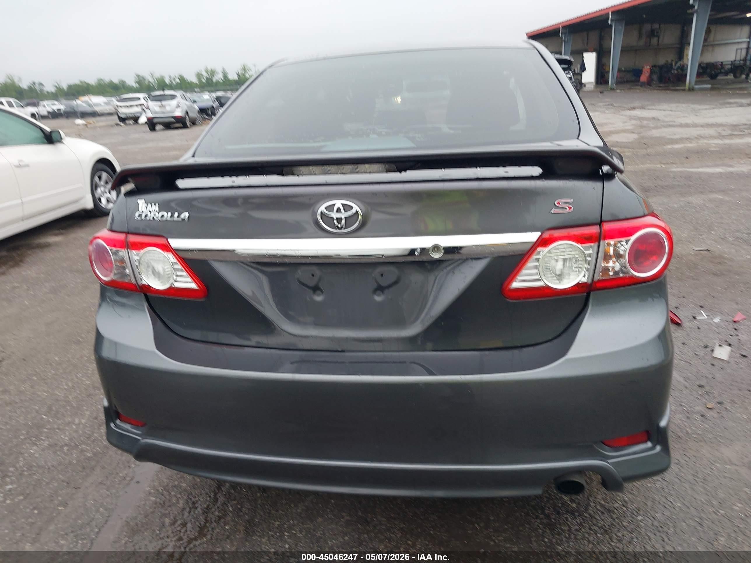 2012 Toyota Corolla L/le/s Gray vin: 5YFBU4EE8CP072633