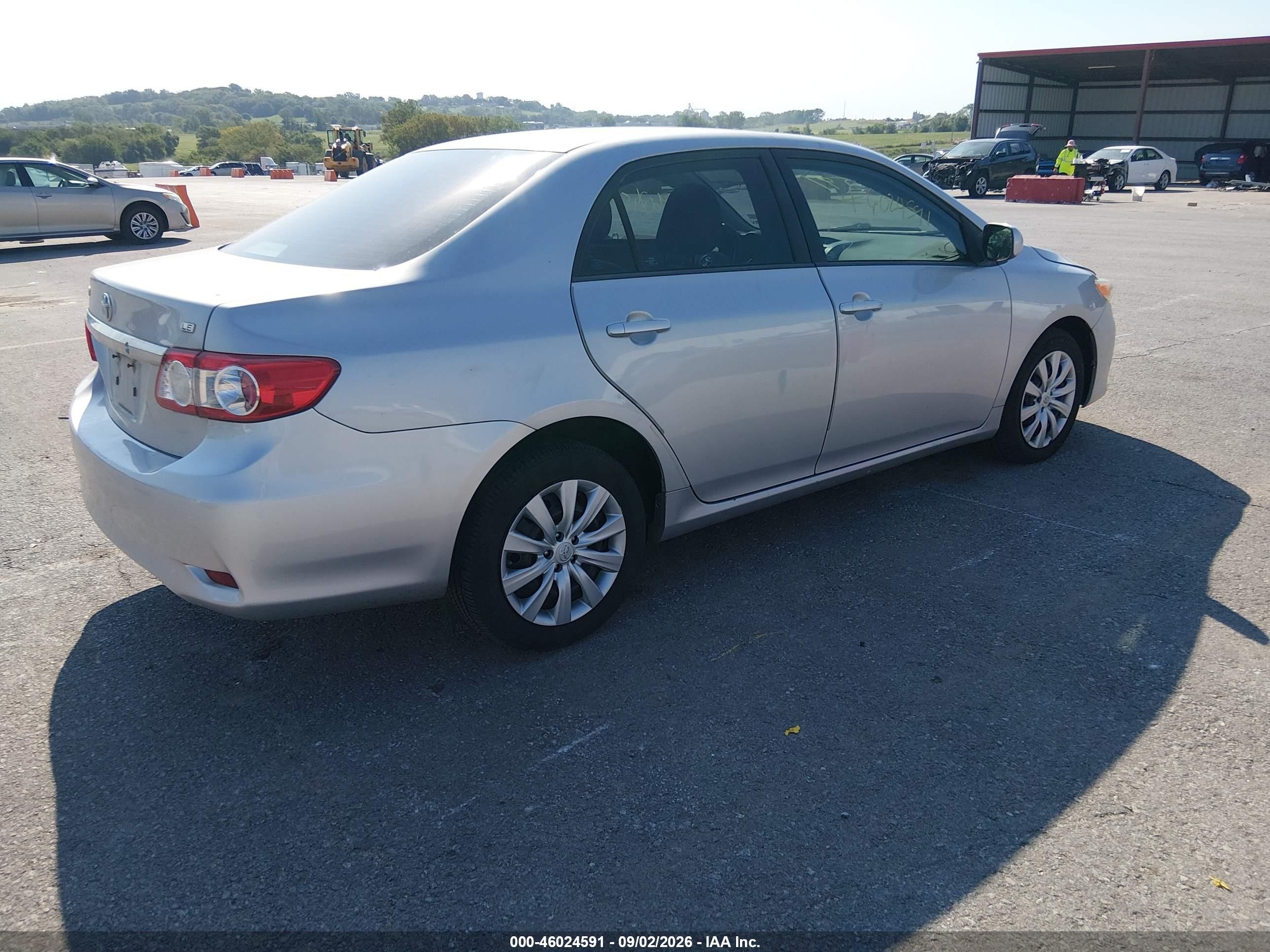 2012 Toyota Corolla Le Silver vin: 5YFBU4EE8CP072924