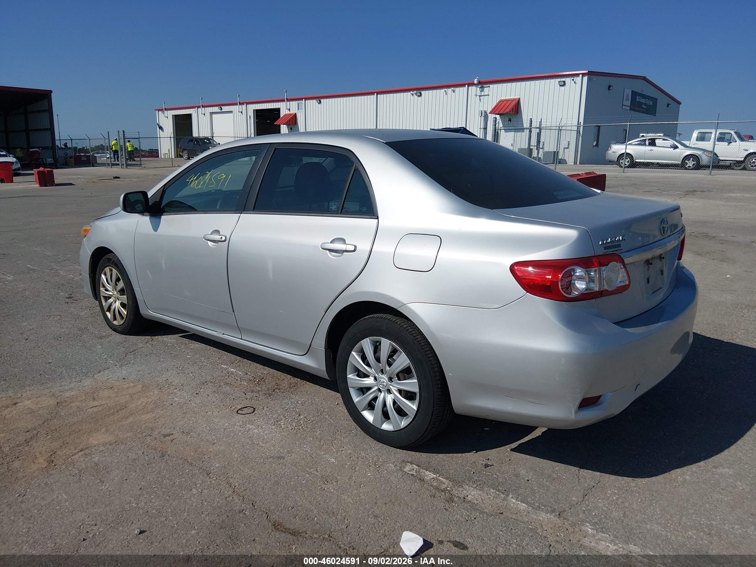 2012 Toyota Corolla Le Silver vin: 5YFBU4EE8CP072924