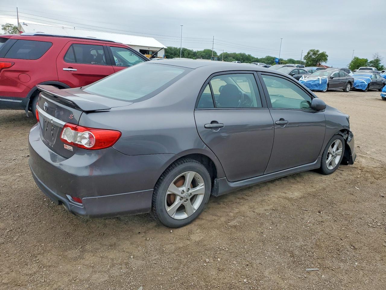 2012 Toyota Corolla S Gray vin: 5YFBU4EE8CP073913
