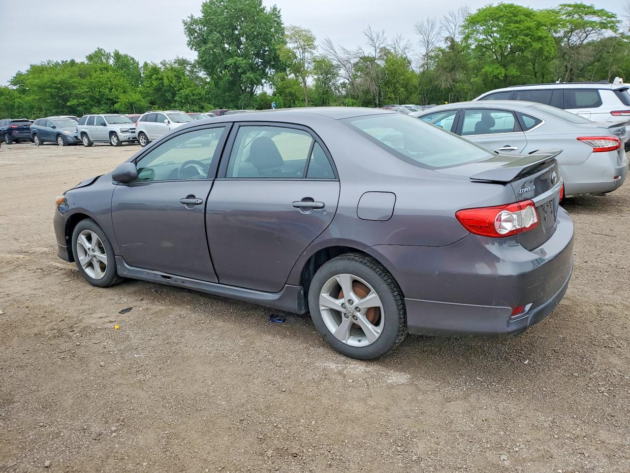 2012 Toyota Corolla S Gray vin: 5YFBU4EE8CP073913