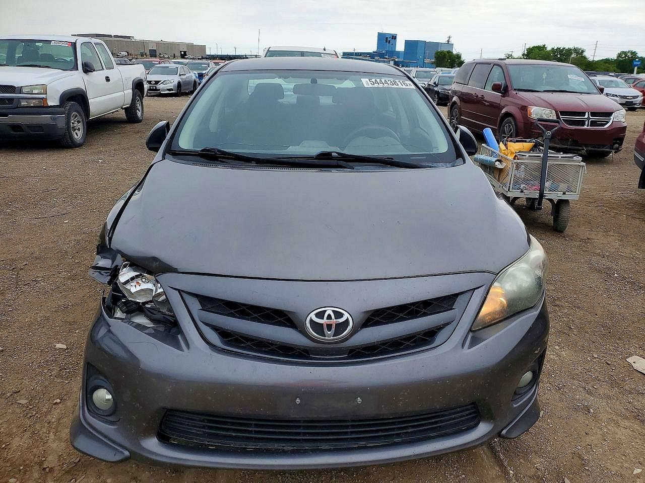2012 Toyota Corolla S Gray vin: 5YFBU4EE8CP073913