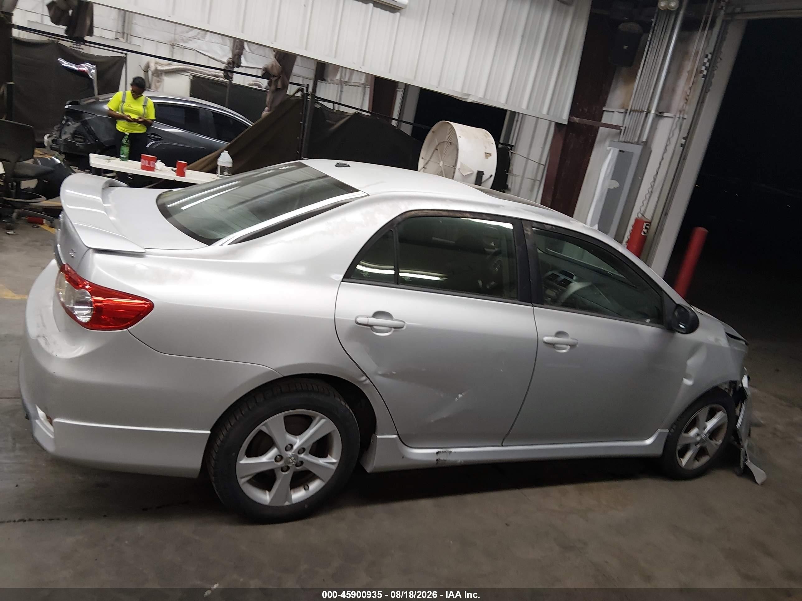 2012 Toyota Corolla S Gray vin: 5YFBU4EE8CP074186