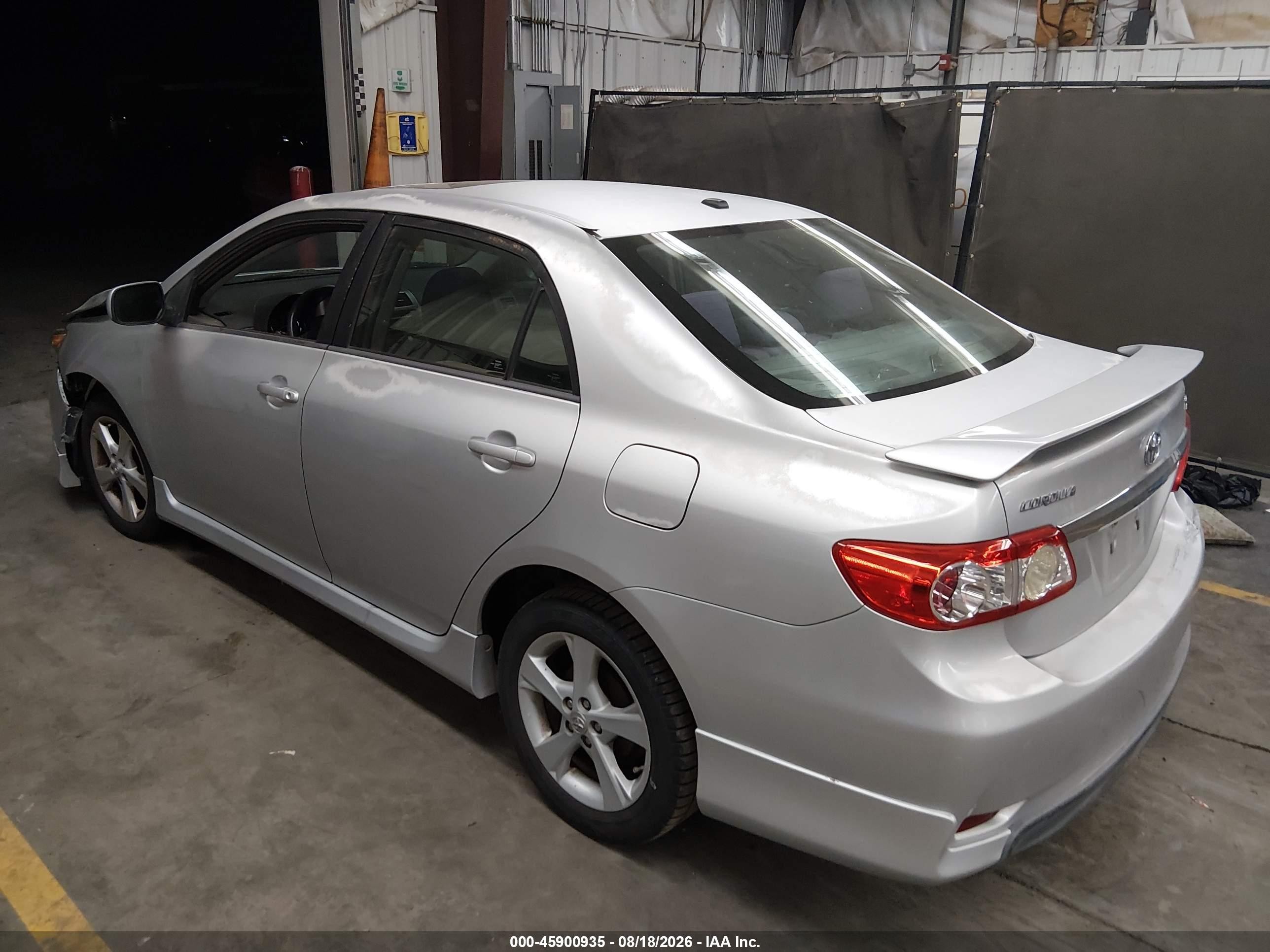2012 Toyota Corolla S Gray vin: 5YFBU4EE8CP074186