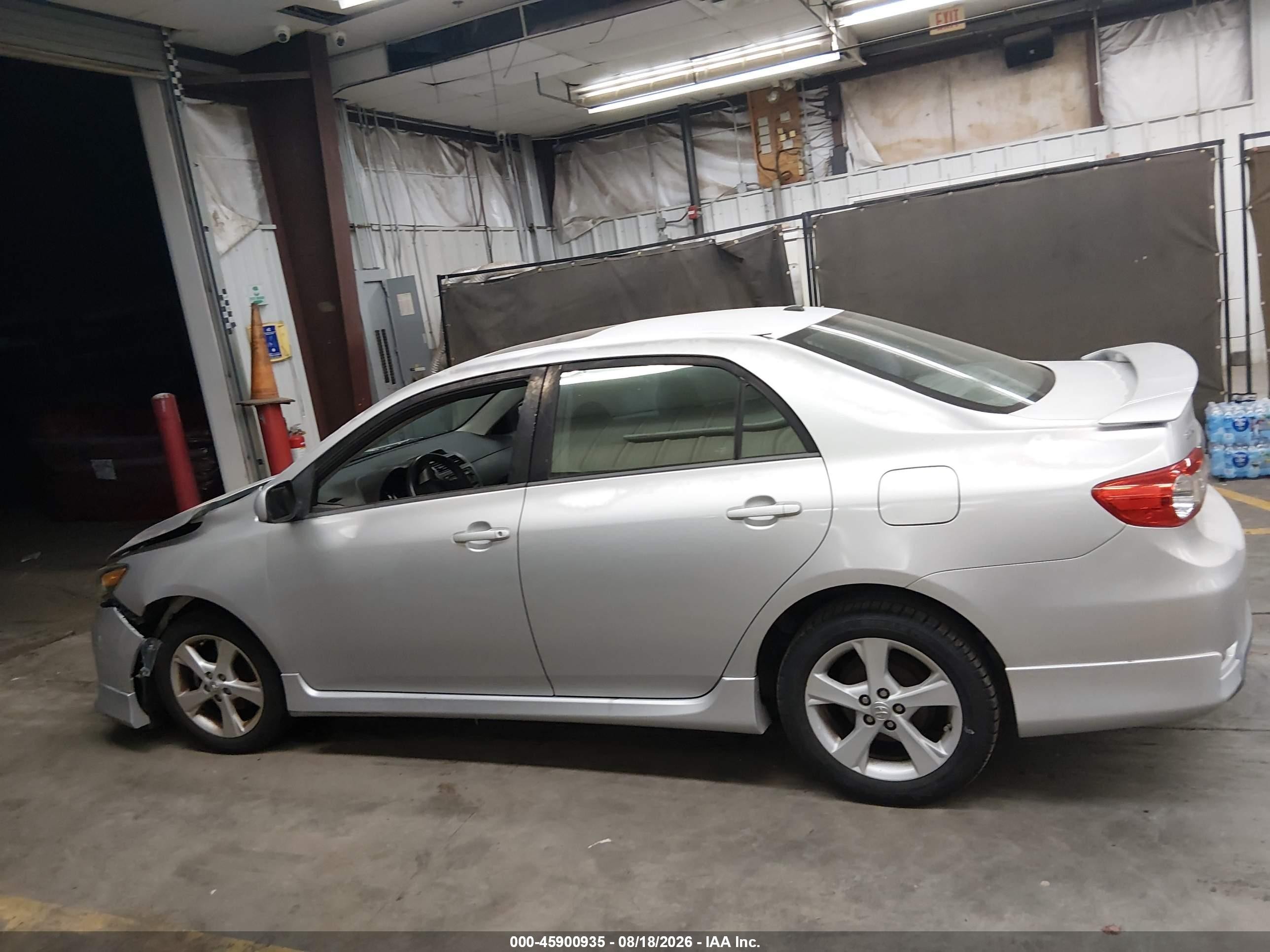 2012 Toyota Corolla S Gray vin: 5YFBU4EE8CP074186