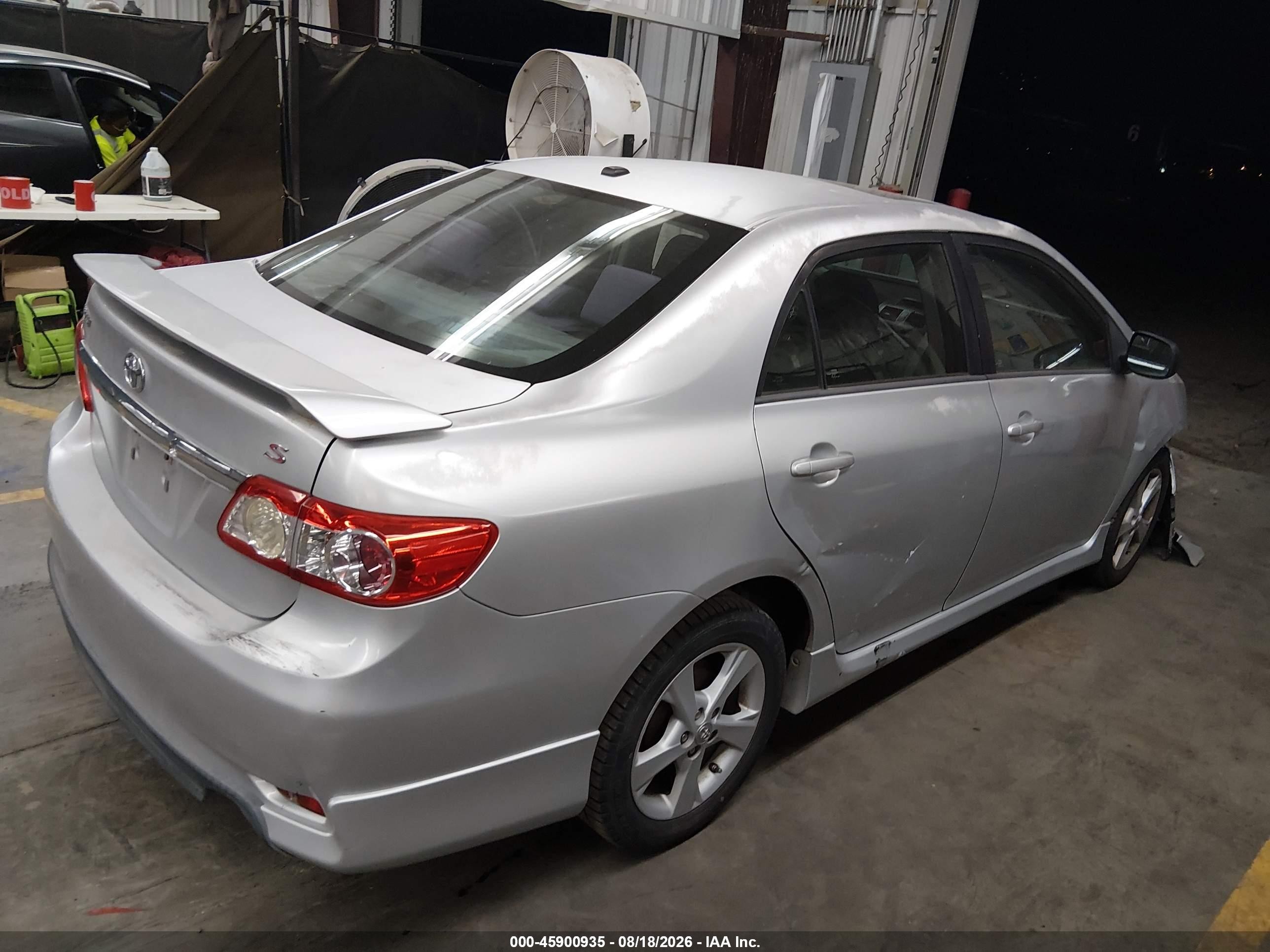 2012 Toyota Corolla S Gray vin: 5YFBU4EE8CP074186