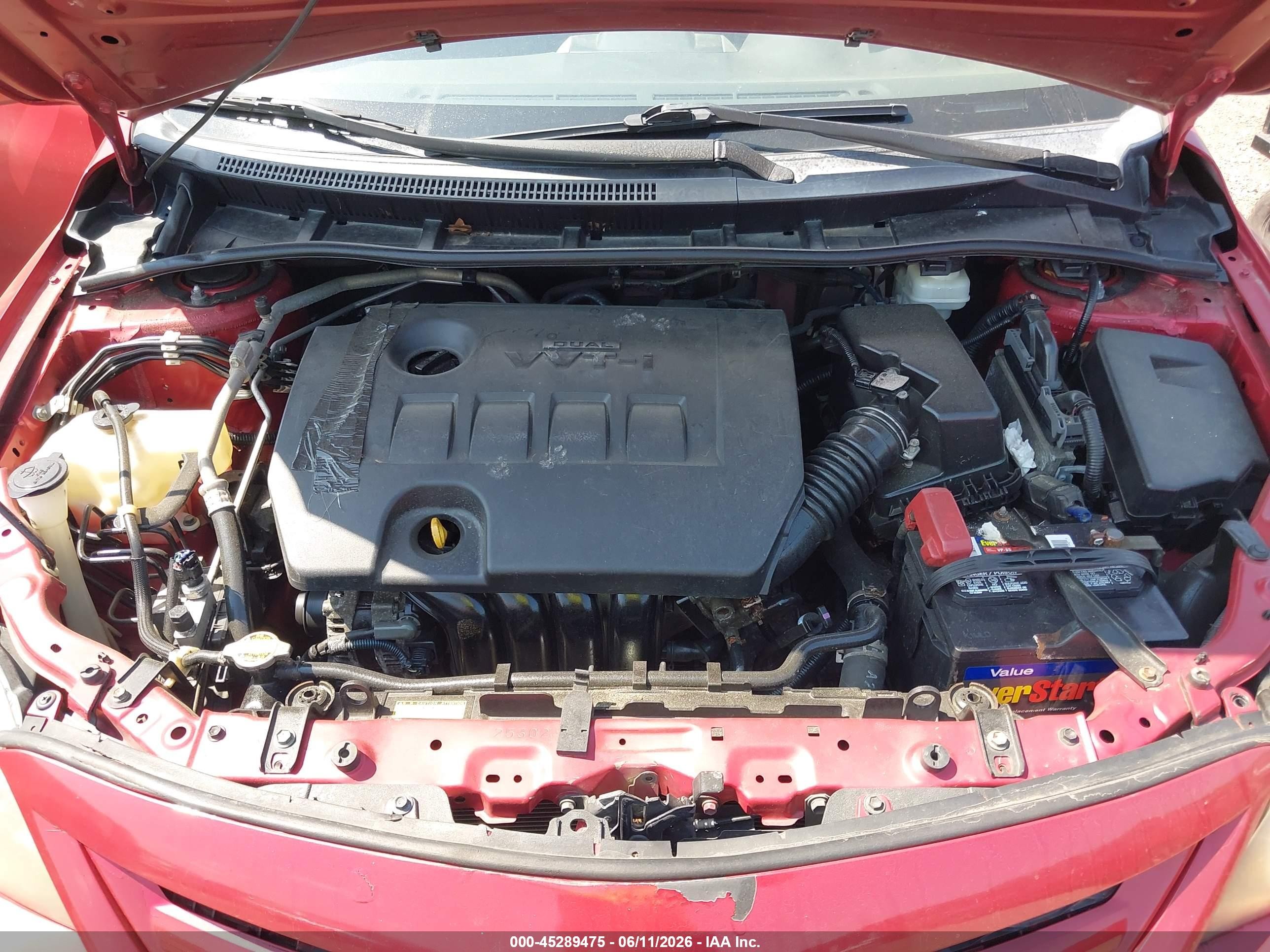 2013 Toyota Corolla S Red vin: 5YFBU4EE8DP076182