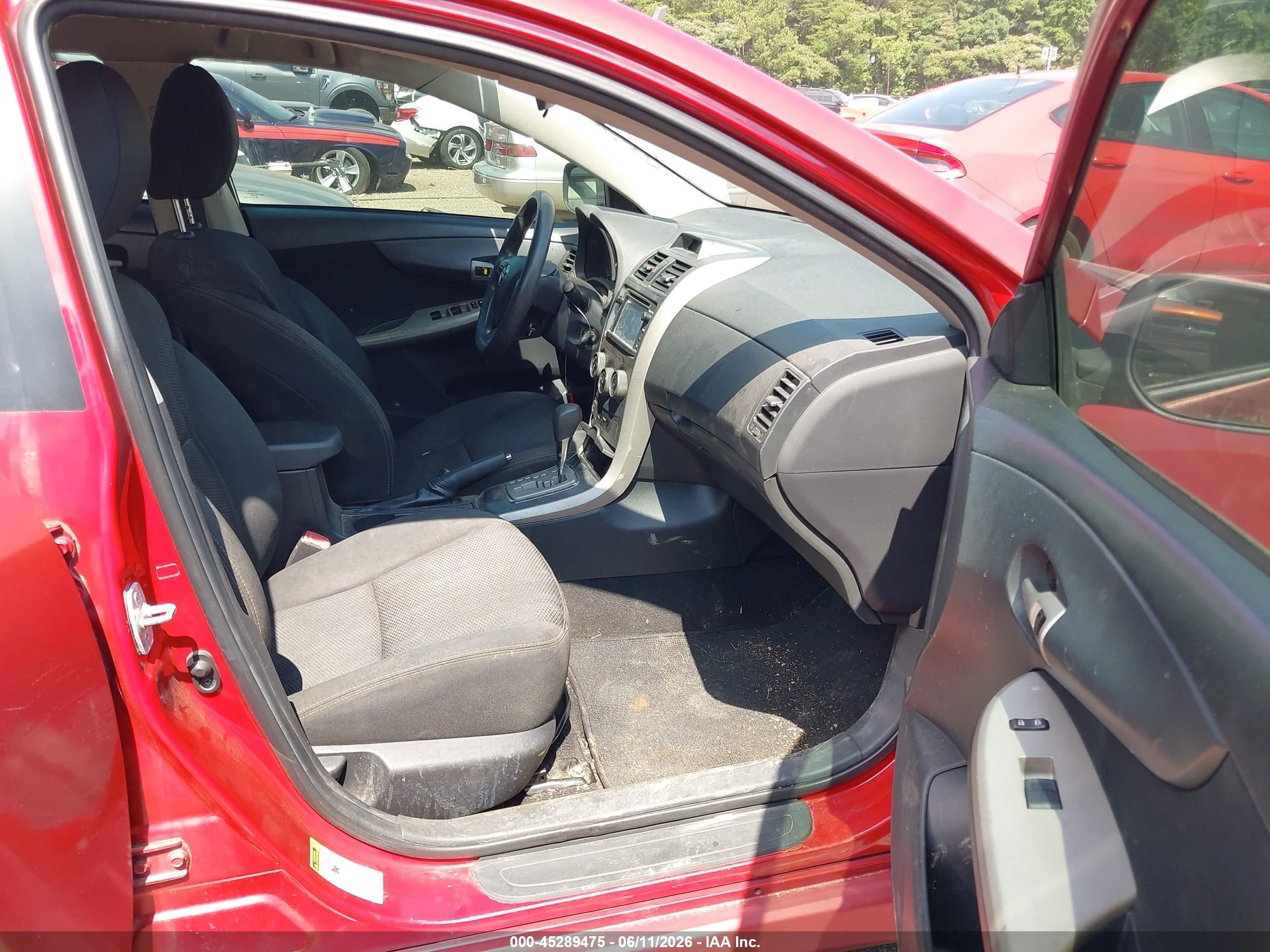 2013 Toyota Corolla S Red vin: 5YFBU4EE8DP076182