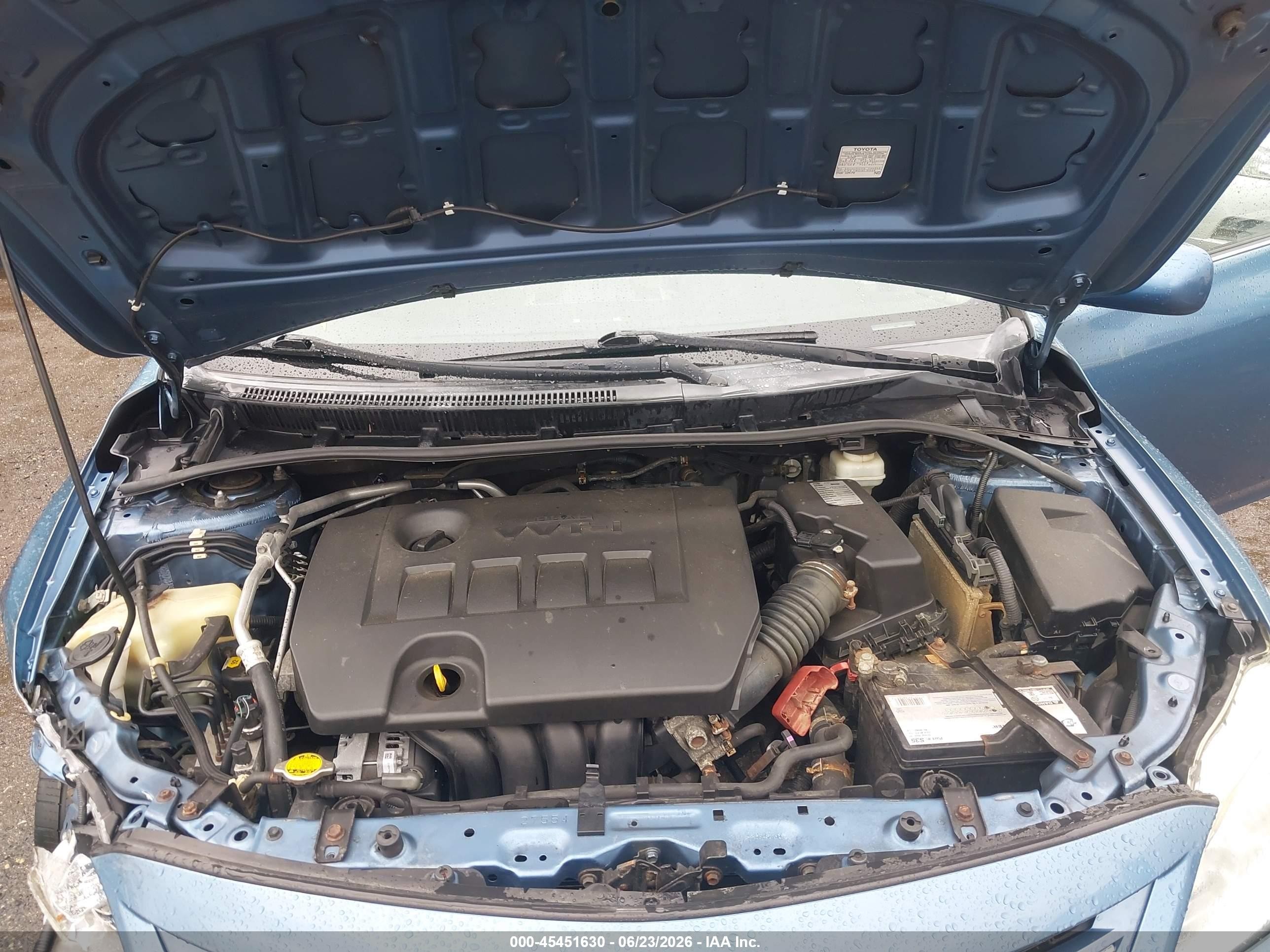 2013 Toyota Corolla Le Blue vin: 5YFBU4EE8DP078434
