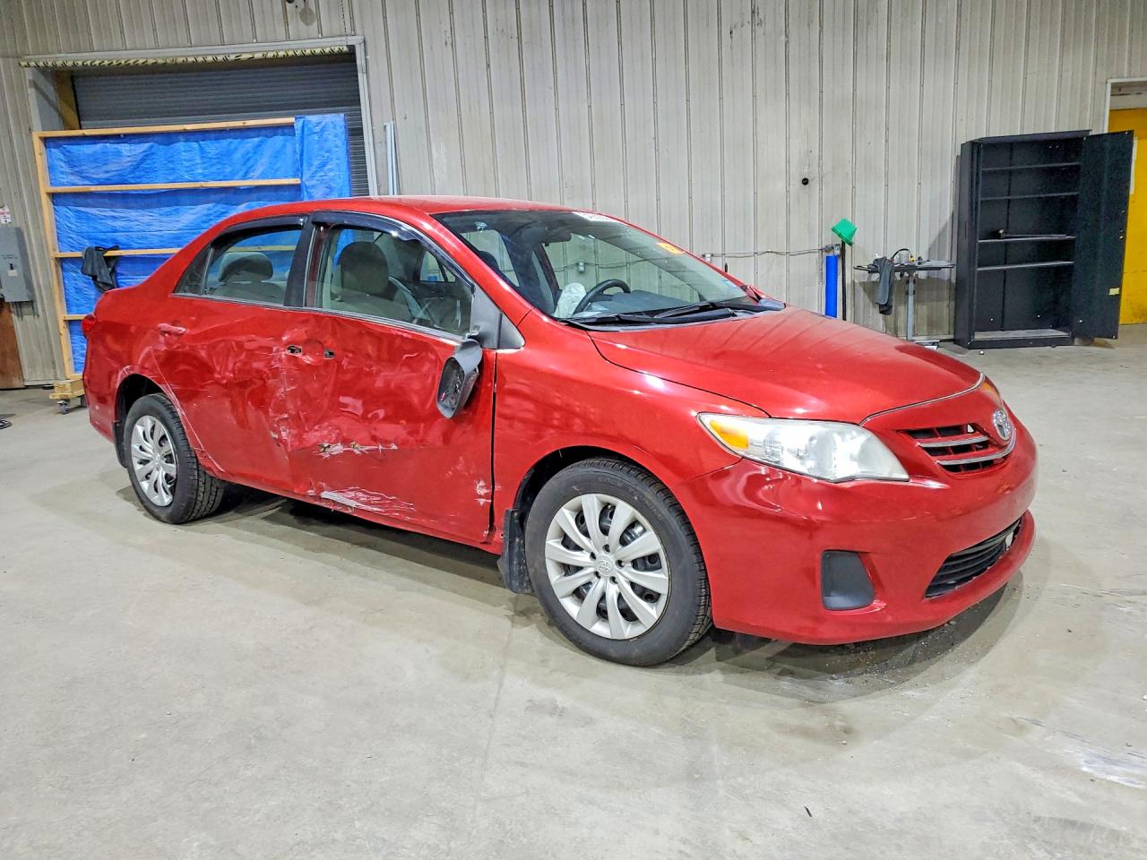 2013 Toyota Corolla Le Red vin: 5YFBU4EE8DP084816