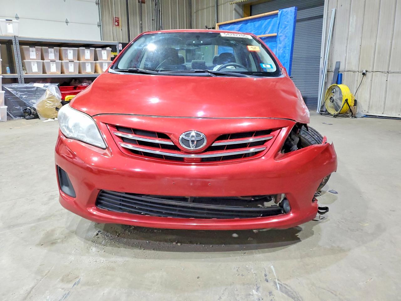 2013 Toyota Corolla Le Red vin: 5YFBU4EE8DP084816