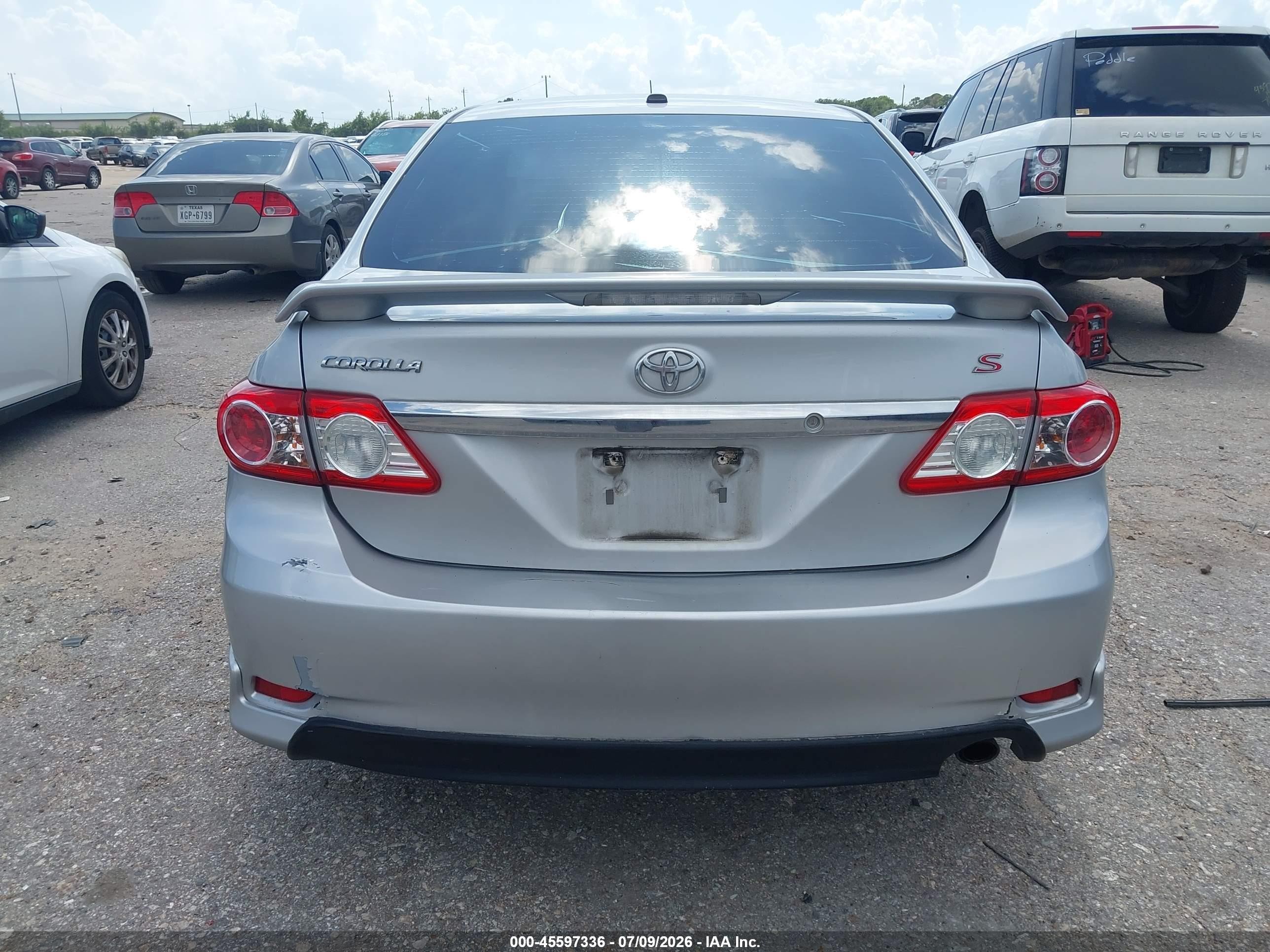 2013 Toyota Corolla S Серебряный vin: 5YFBU4EE8DP086369