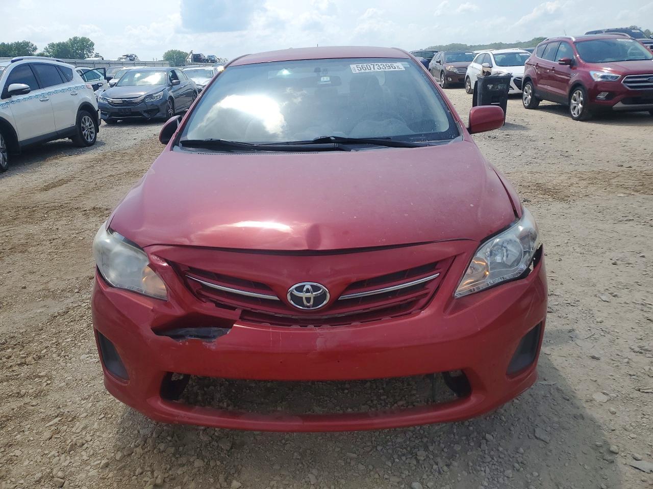 2013 Toyota Corolla Le Red vin: 5YFBU4EE8DP088350