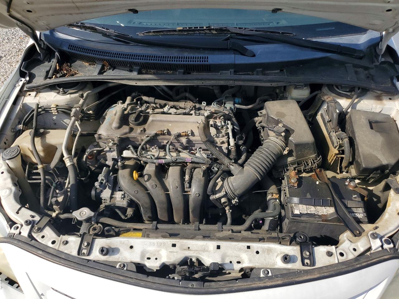 2013 Toyota Corolla L Белый vin: 5YFBU4EE8DP089045