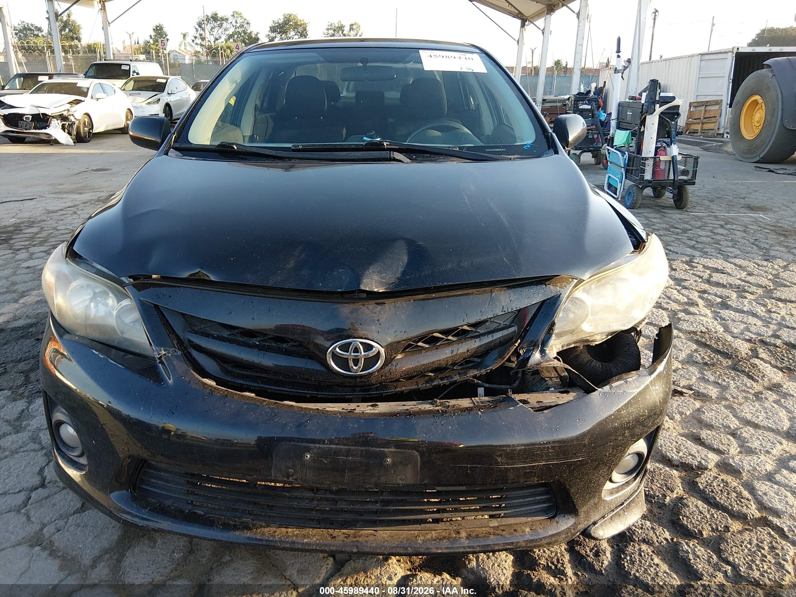2013 Toyota Corolla S Черный vin: 5YFBU4EE8DP101064