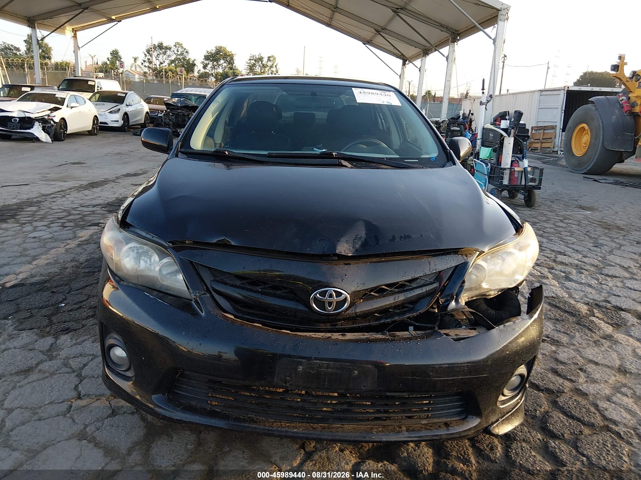 2013 Toyota Corolla S Черный vin: 5YFBU4EE8DP101064
