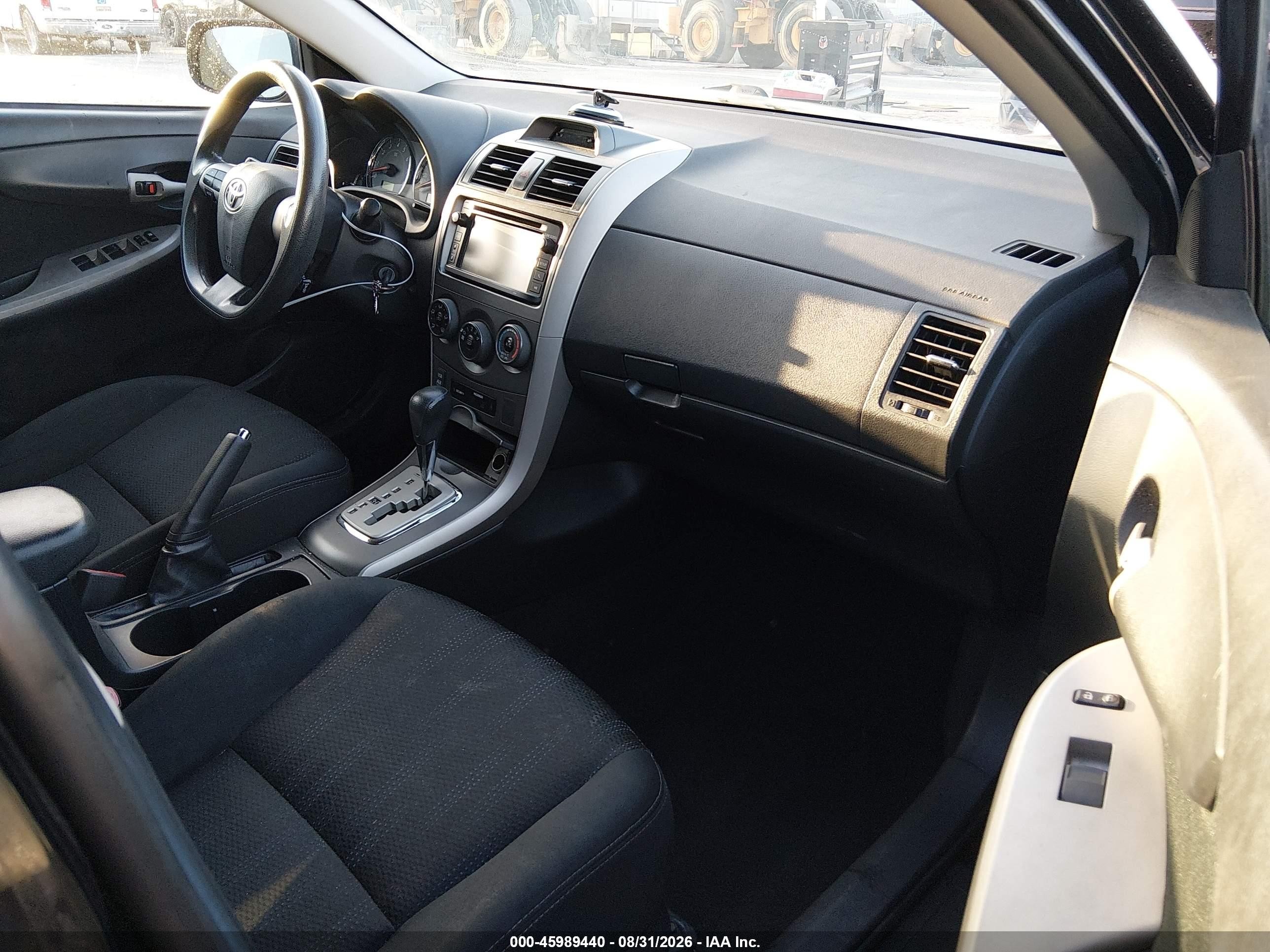 2013 Toyota Corolla S Черный vin: 5YFBU4EE8DP101064