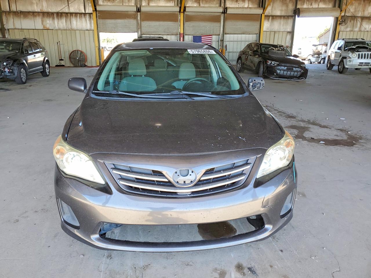 2013 Toyota Corolla Le Gray vin: 5YFBU4EE8DP102585