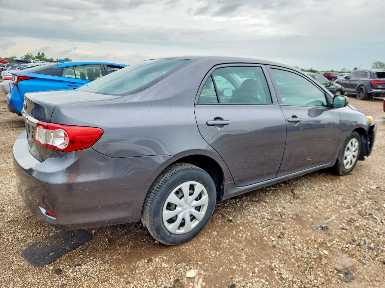 2013 Toyota Corolla L Gray vin: 5YFBU4EE8DP103753